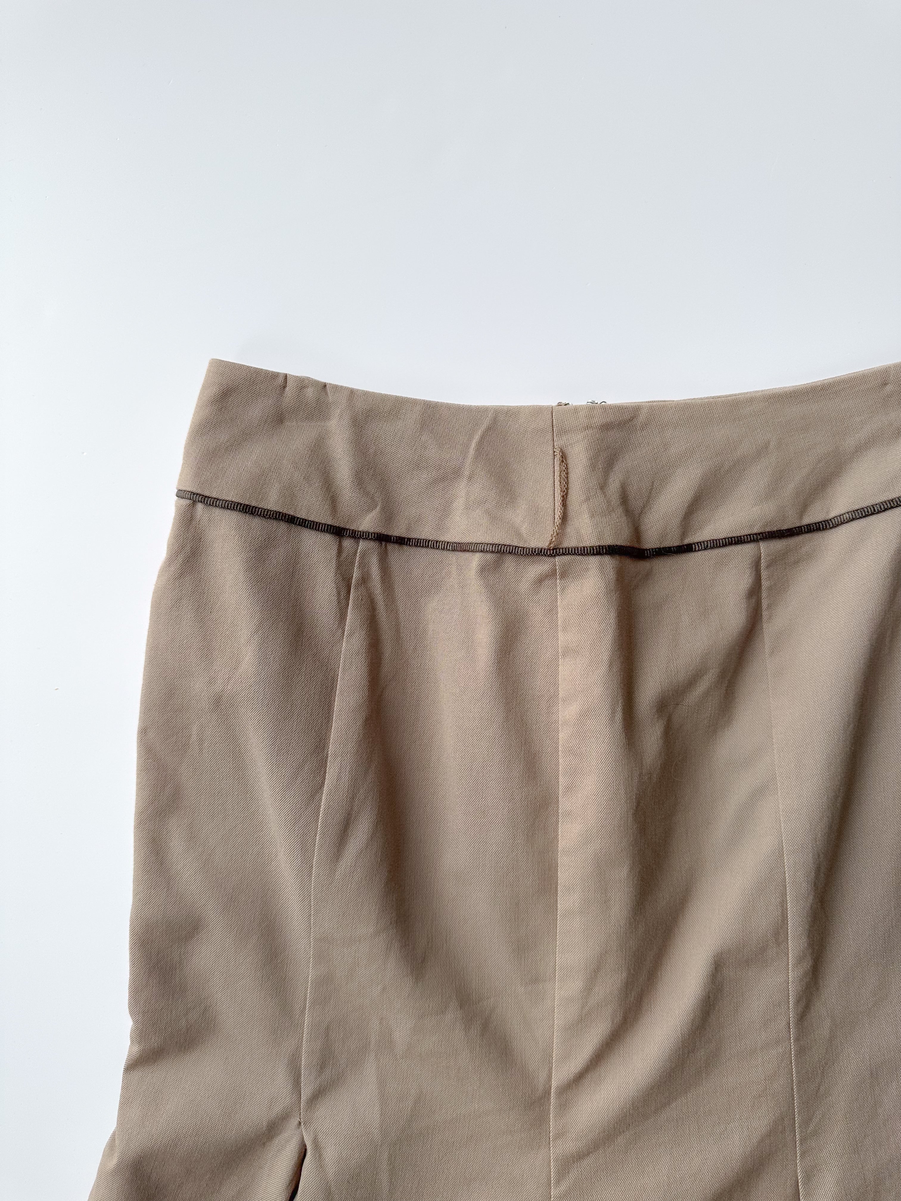 pleat midi skirt / size xsmall
