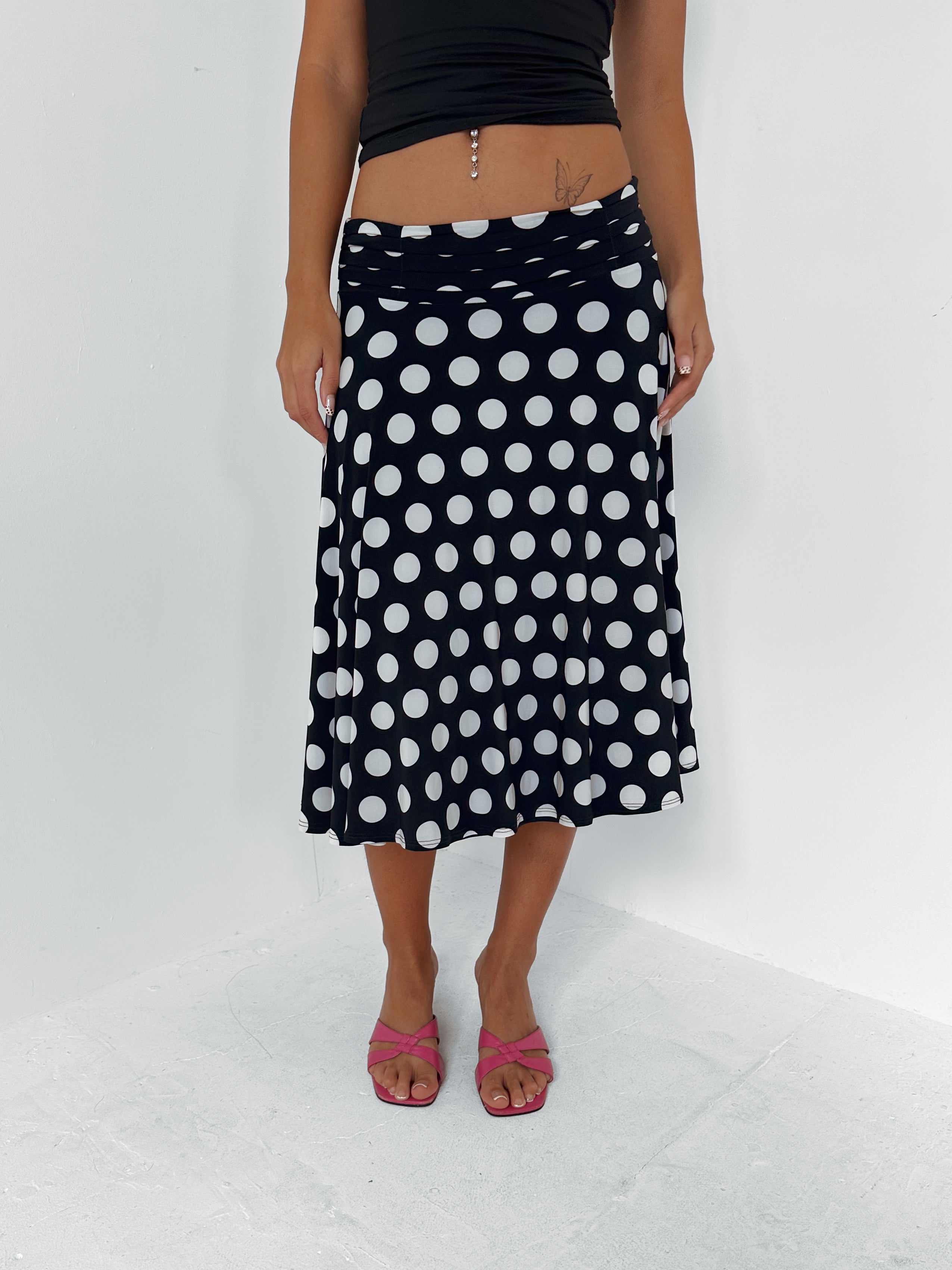 polka dot skirt — size s/m