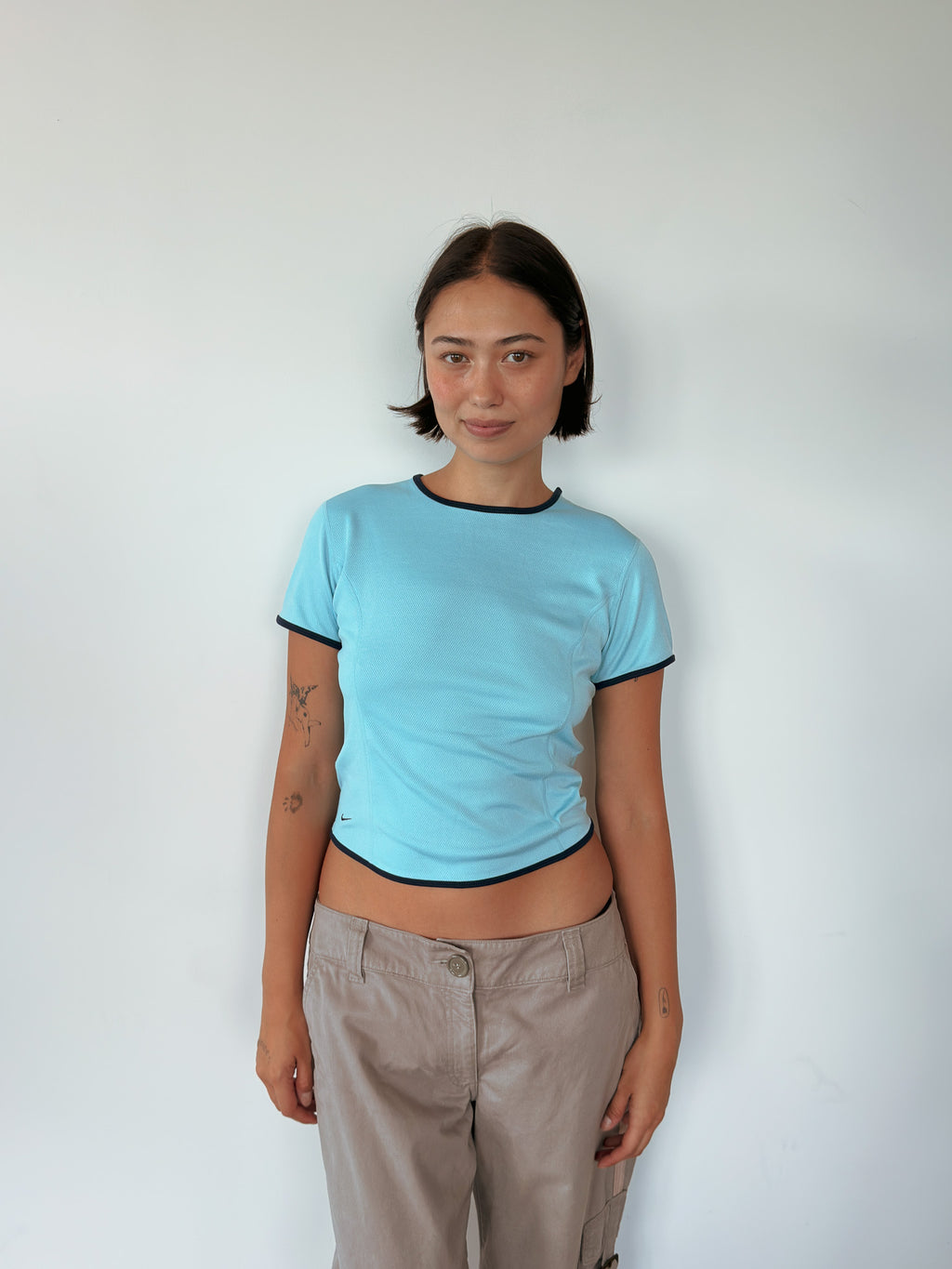 nike mesh tee — size S-M