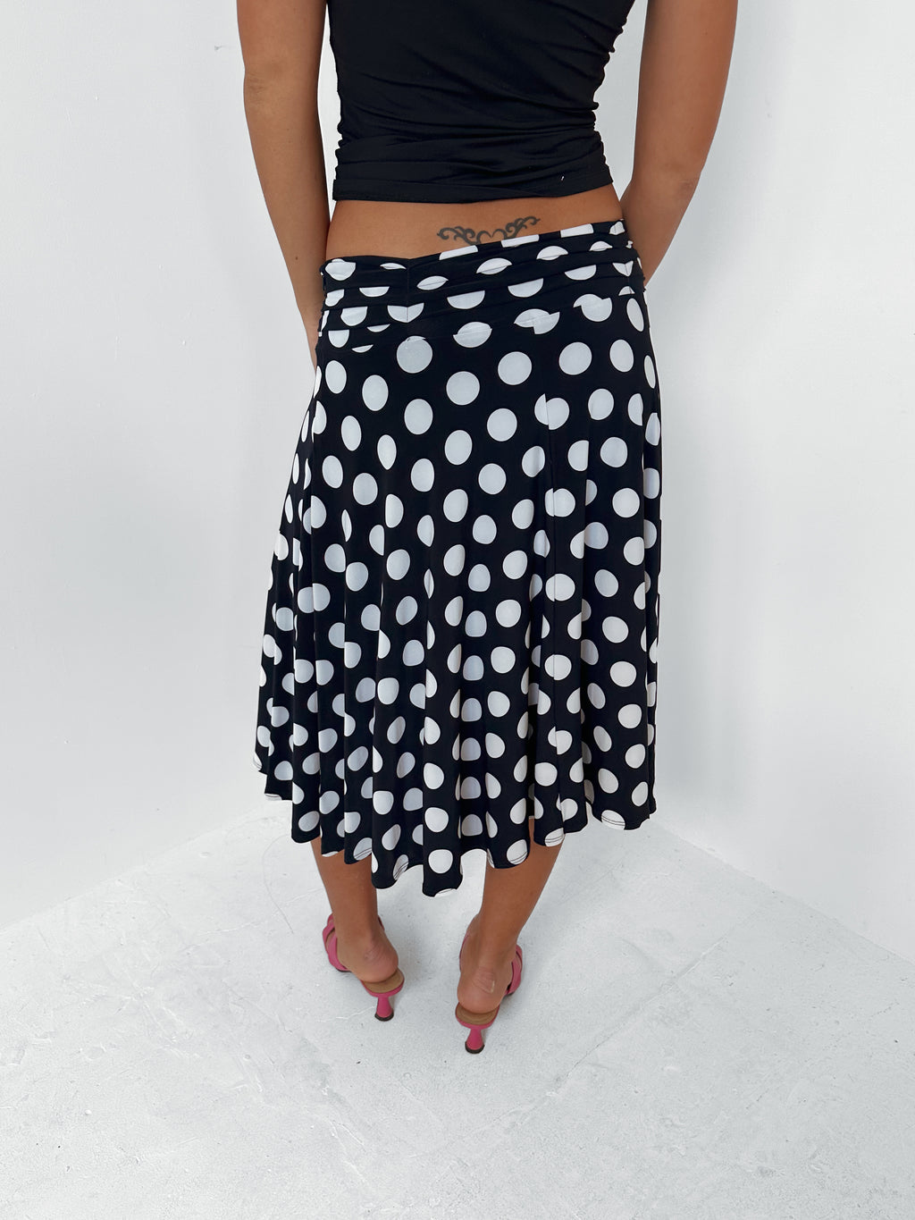 polka dot skirt — size s/m
