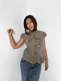 peacoat top — size m