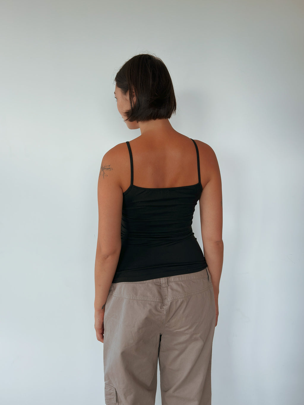 button cami top — size S