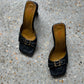 Buckle Mules with Block Heel - UK Size 4 | EU 37