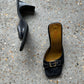 Buckle Mules with Block Heel - UK Size 4 | EU 37