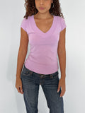 v neck top — size s