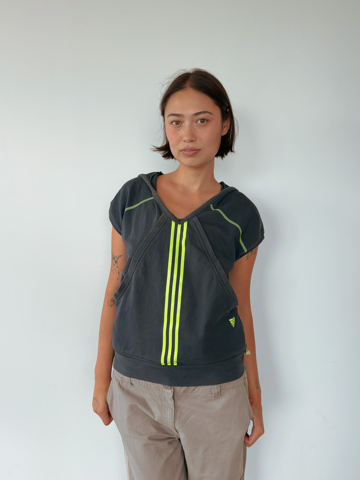 adidas hooded top — size M
