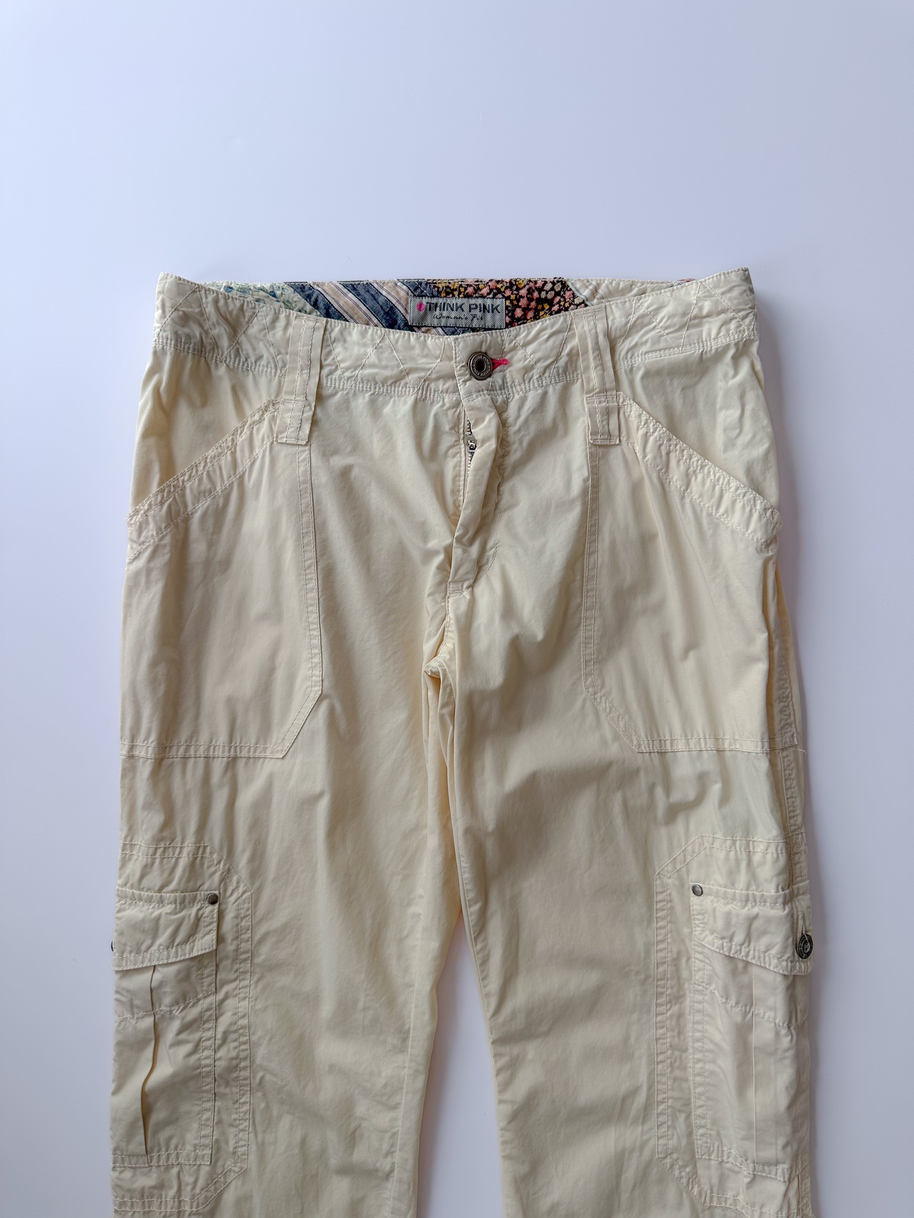 butter yellow cargos / size xsmall
