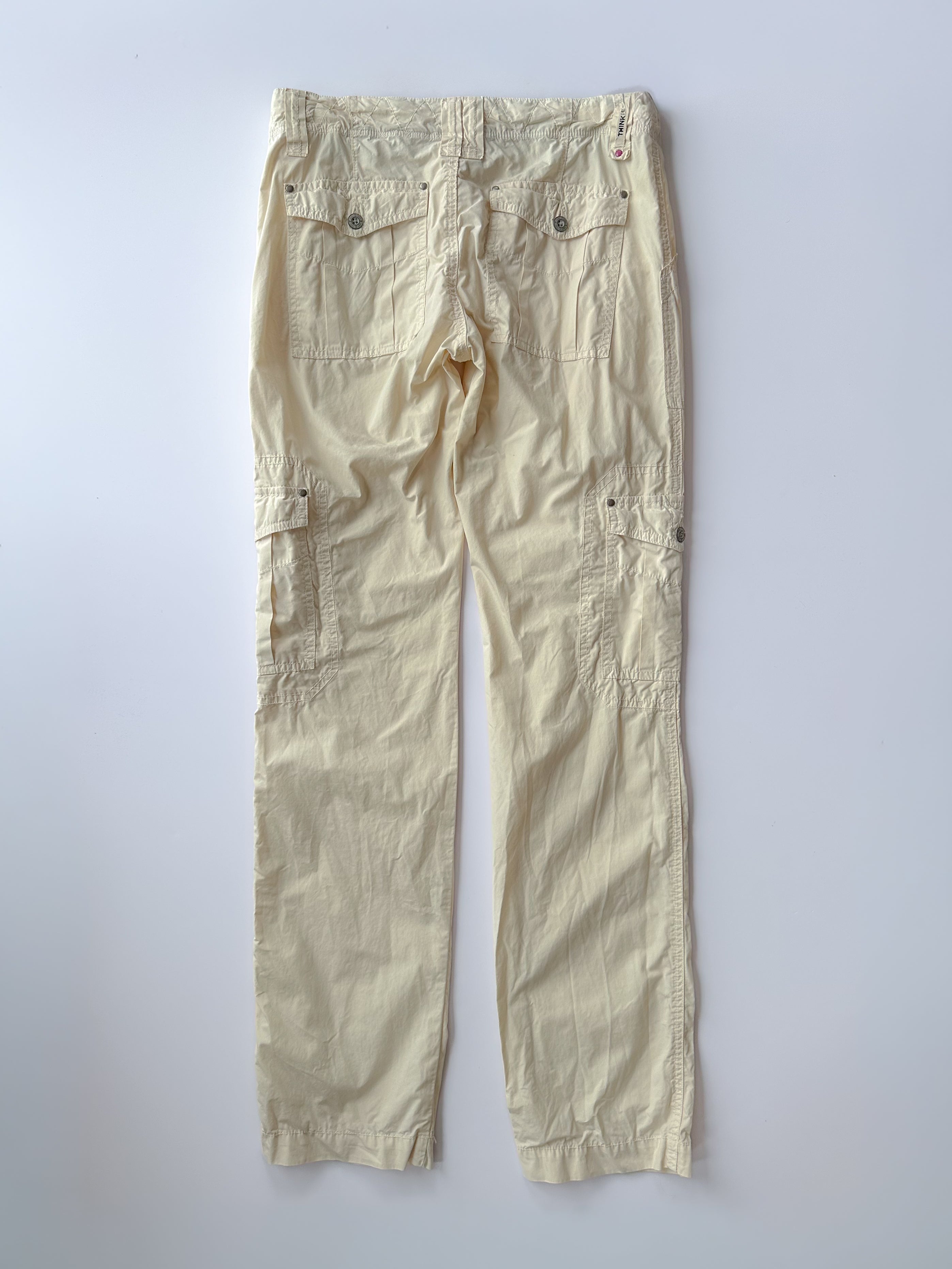 butter yellow cargos / size xsmall