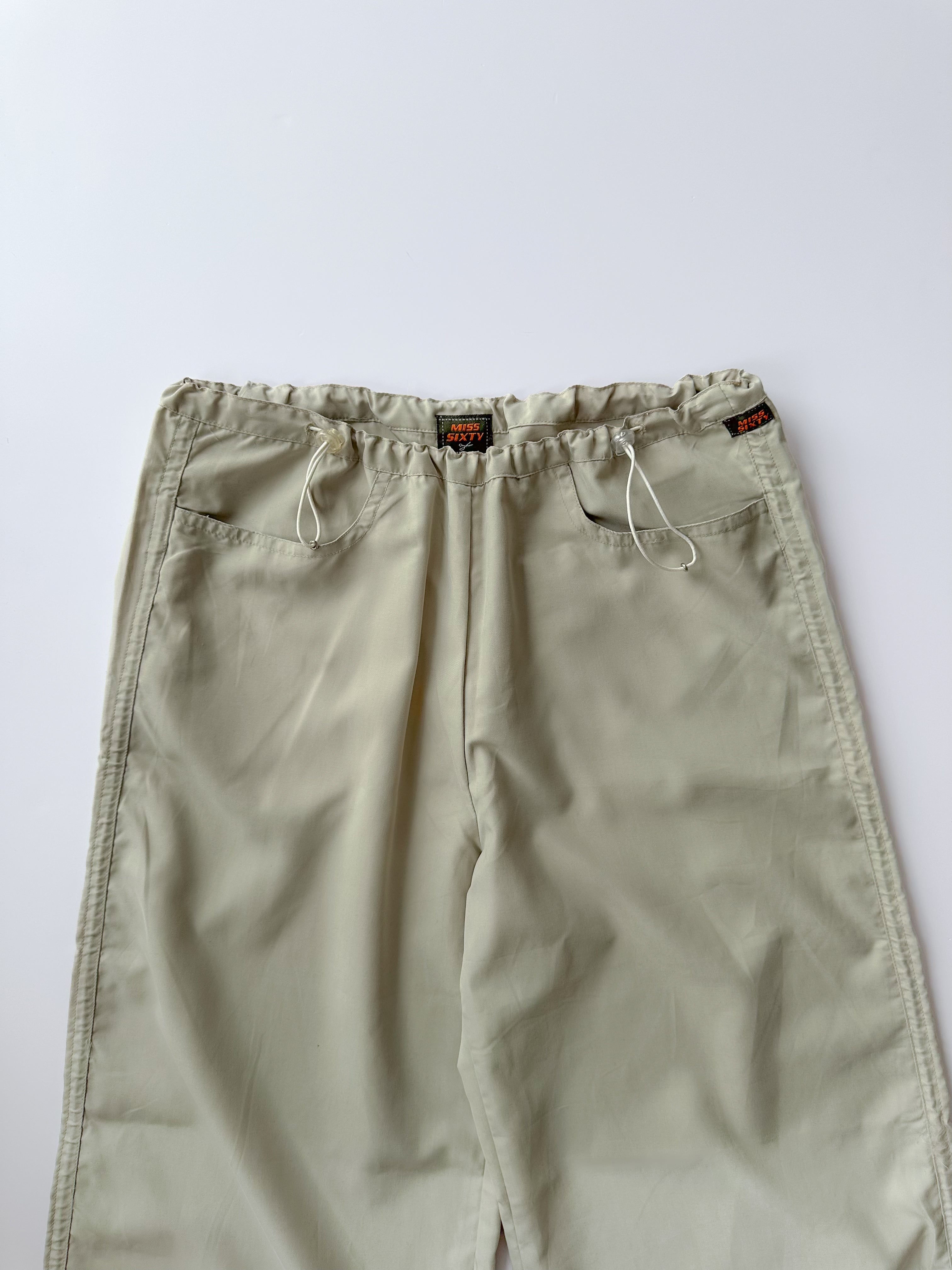 miss sixty toggle cargos / size small
