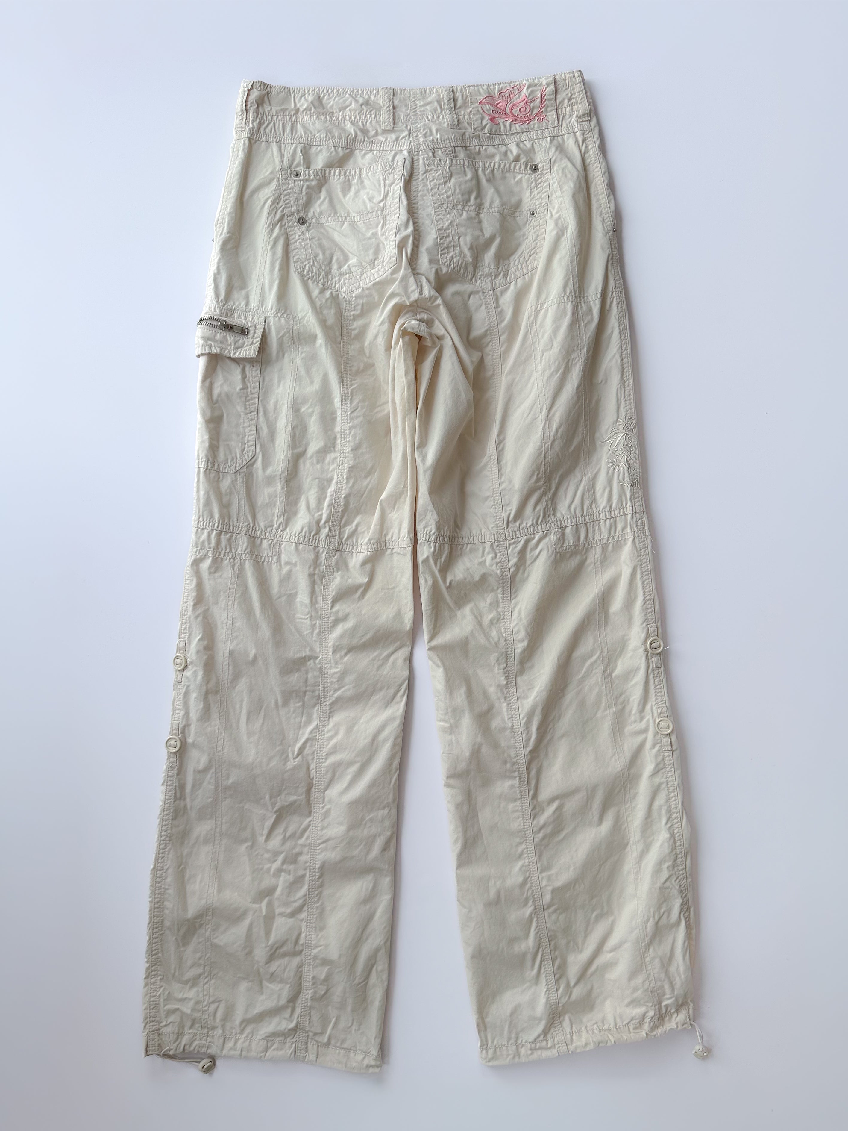 wide leg cargos / size small-medium