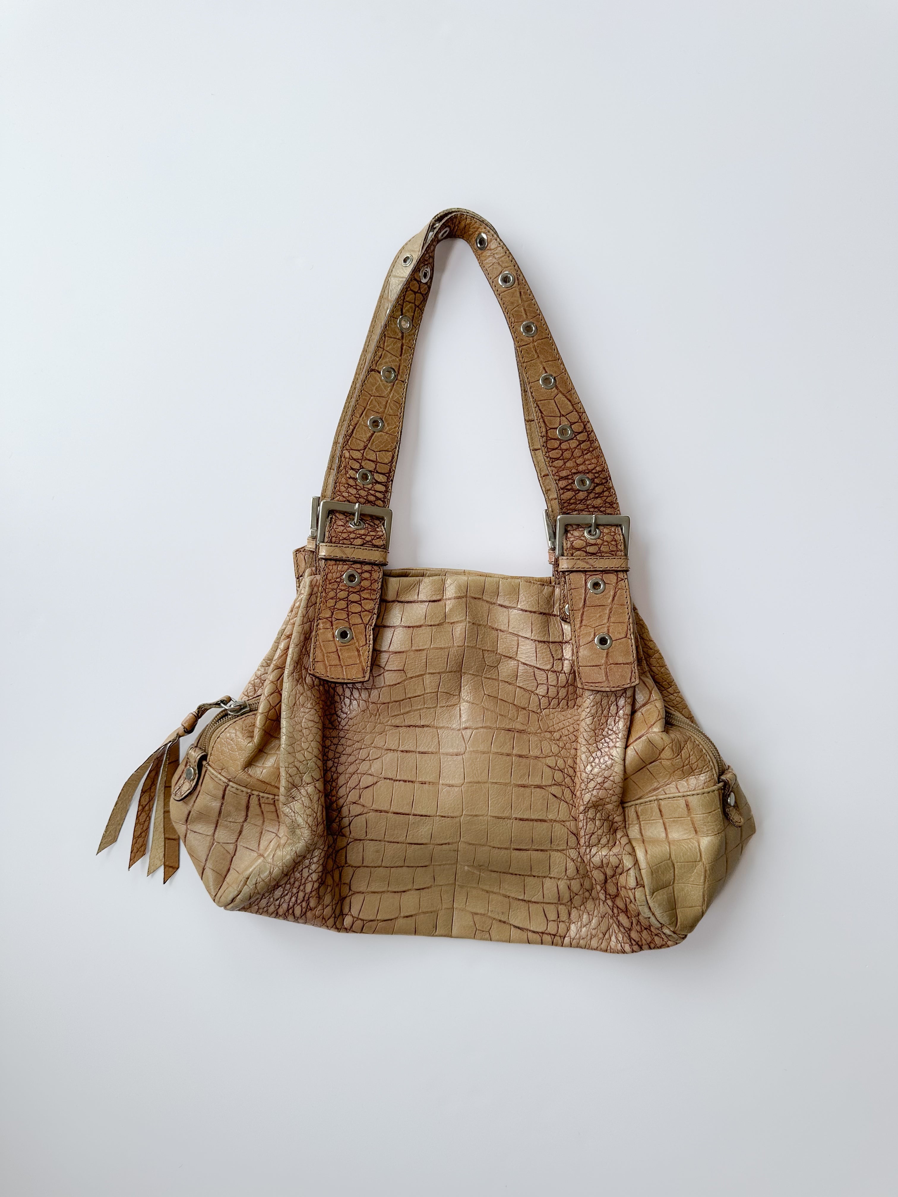 leather handbag / one size