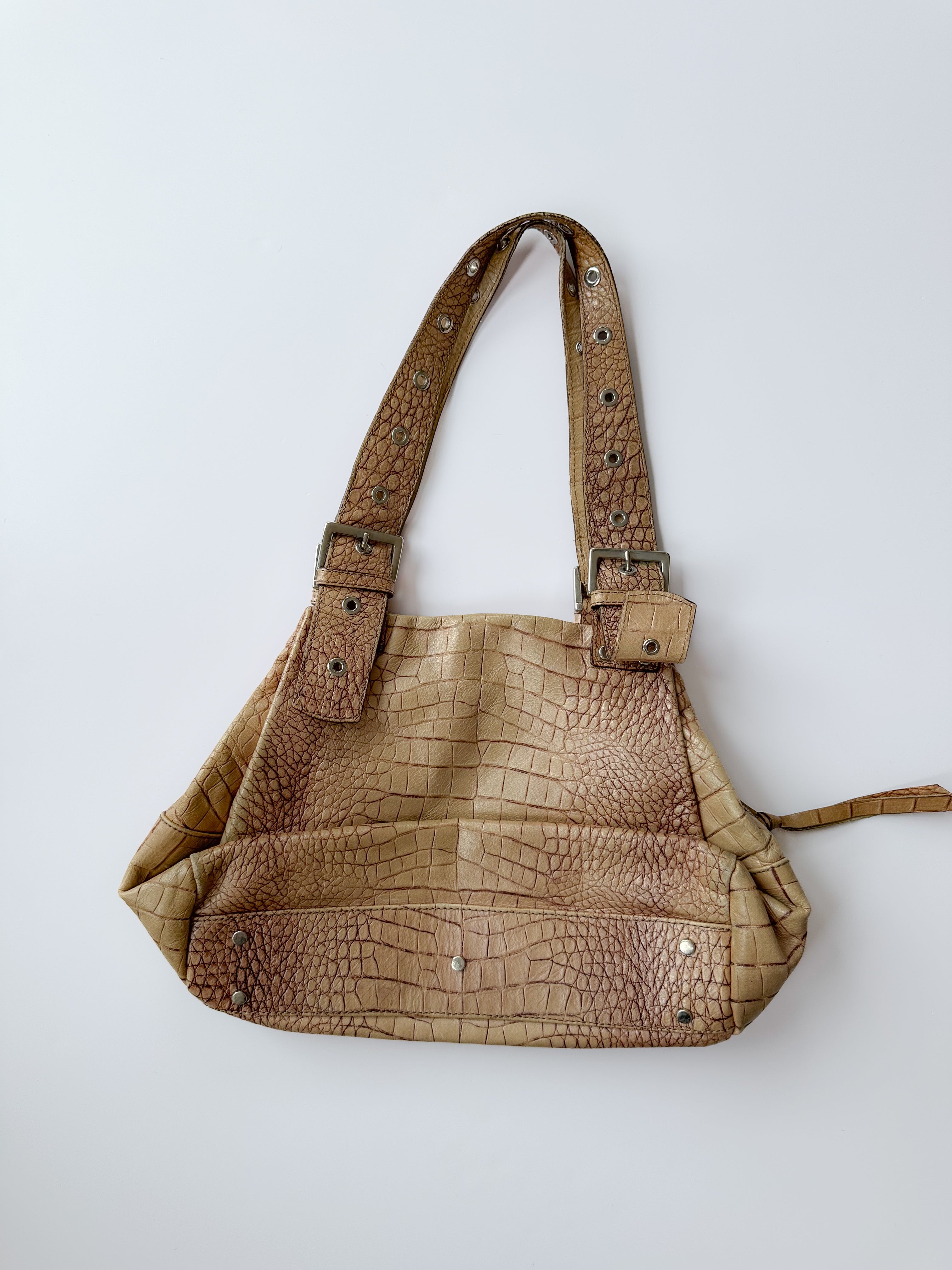 leather handbag / one size