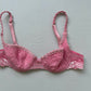 2000's Pink Lace Bra