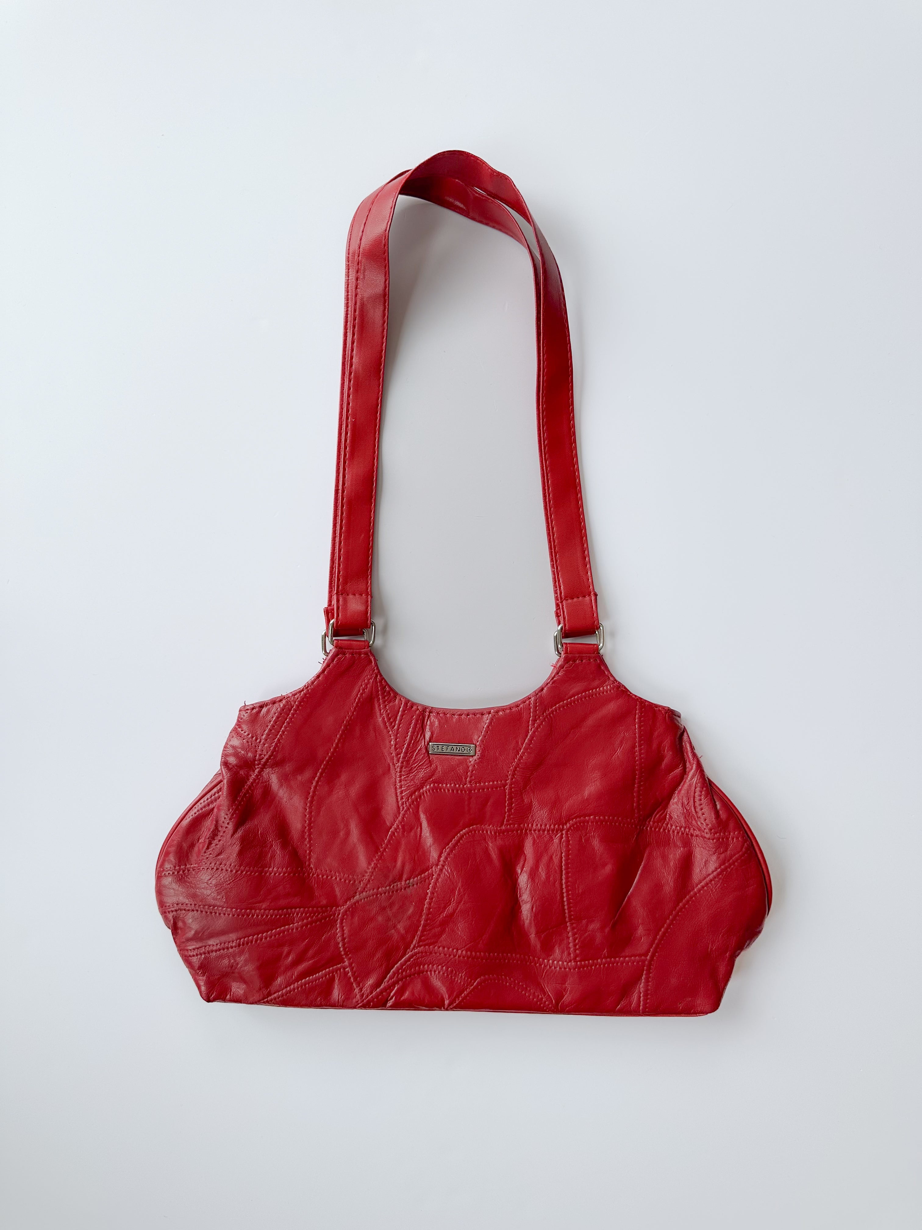 red hand bag / one size