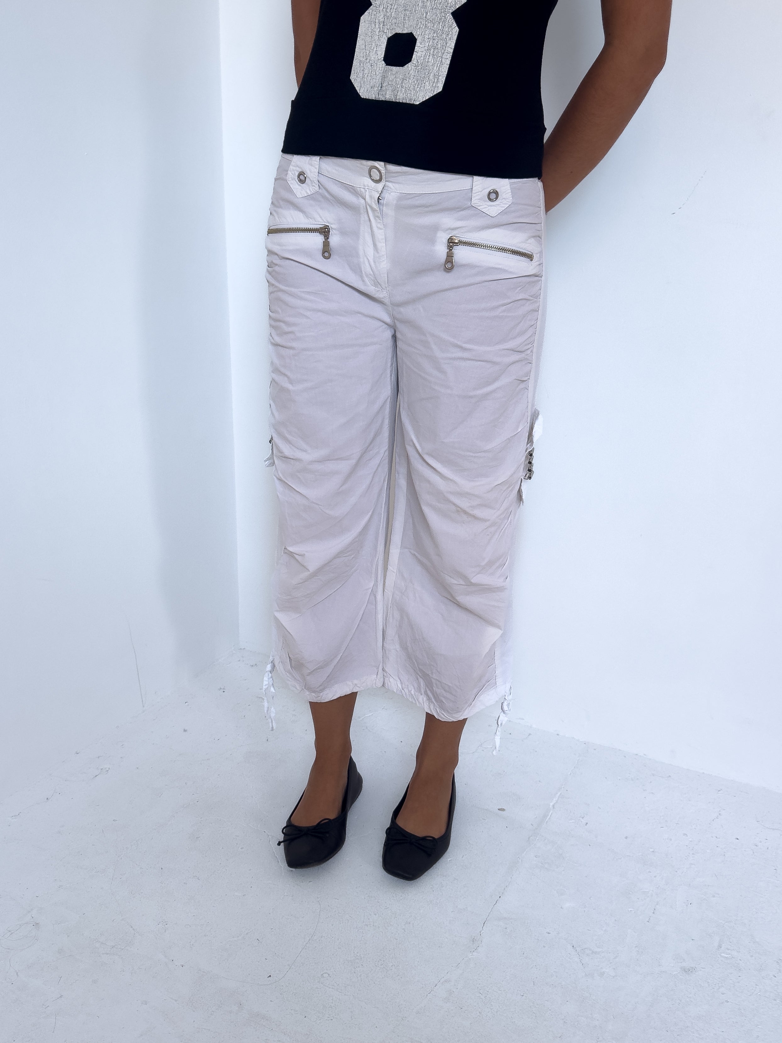 cargo capris — size s