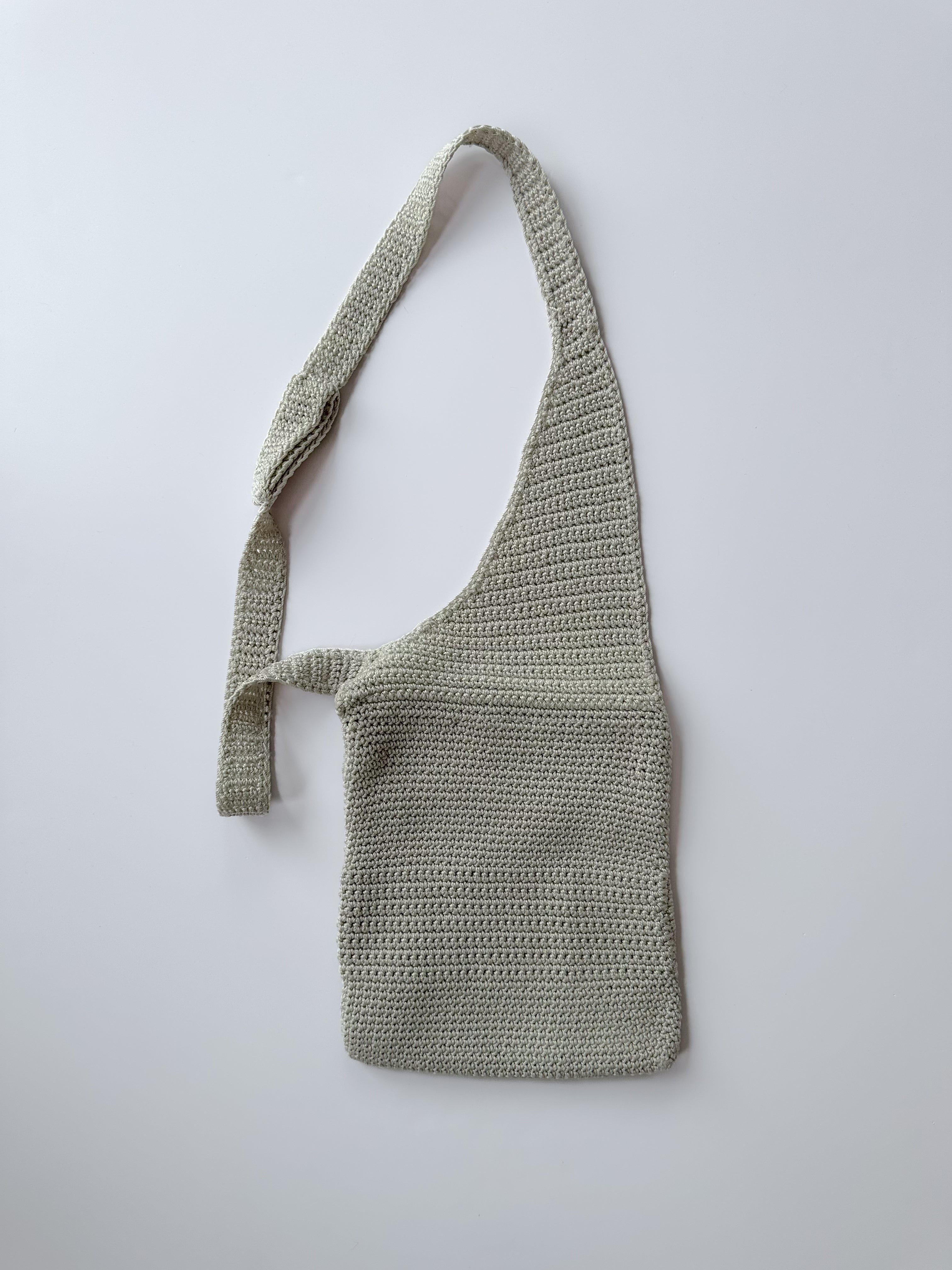 crochet cross body bag / one size