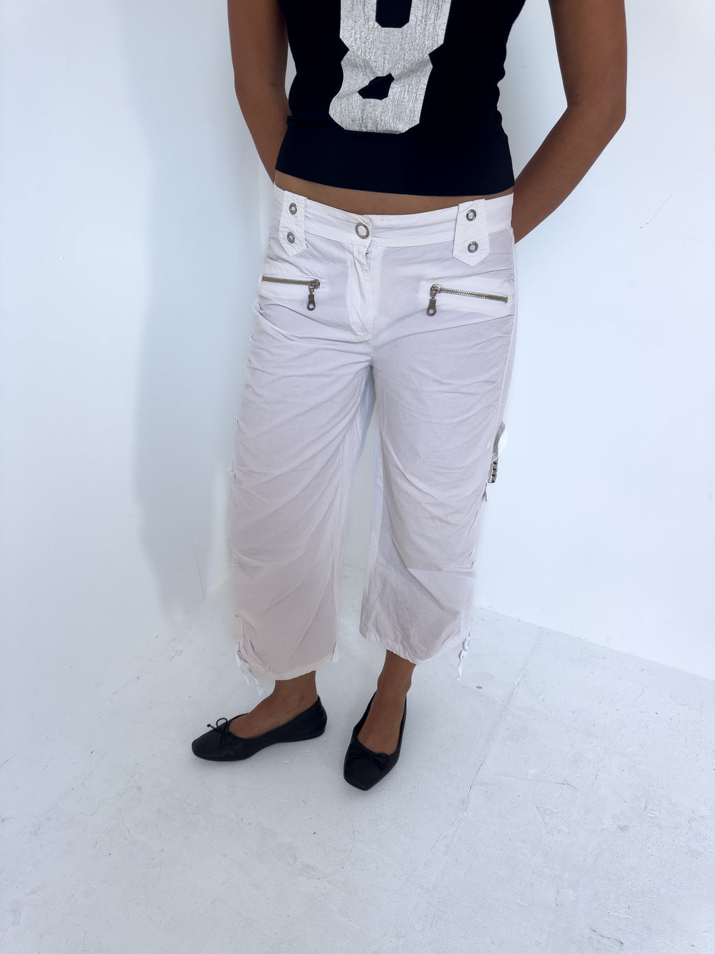 cargo capris — size s