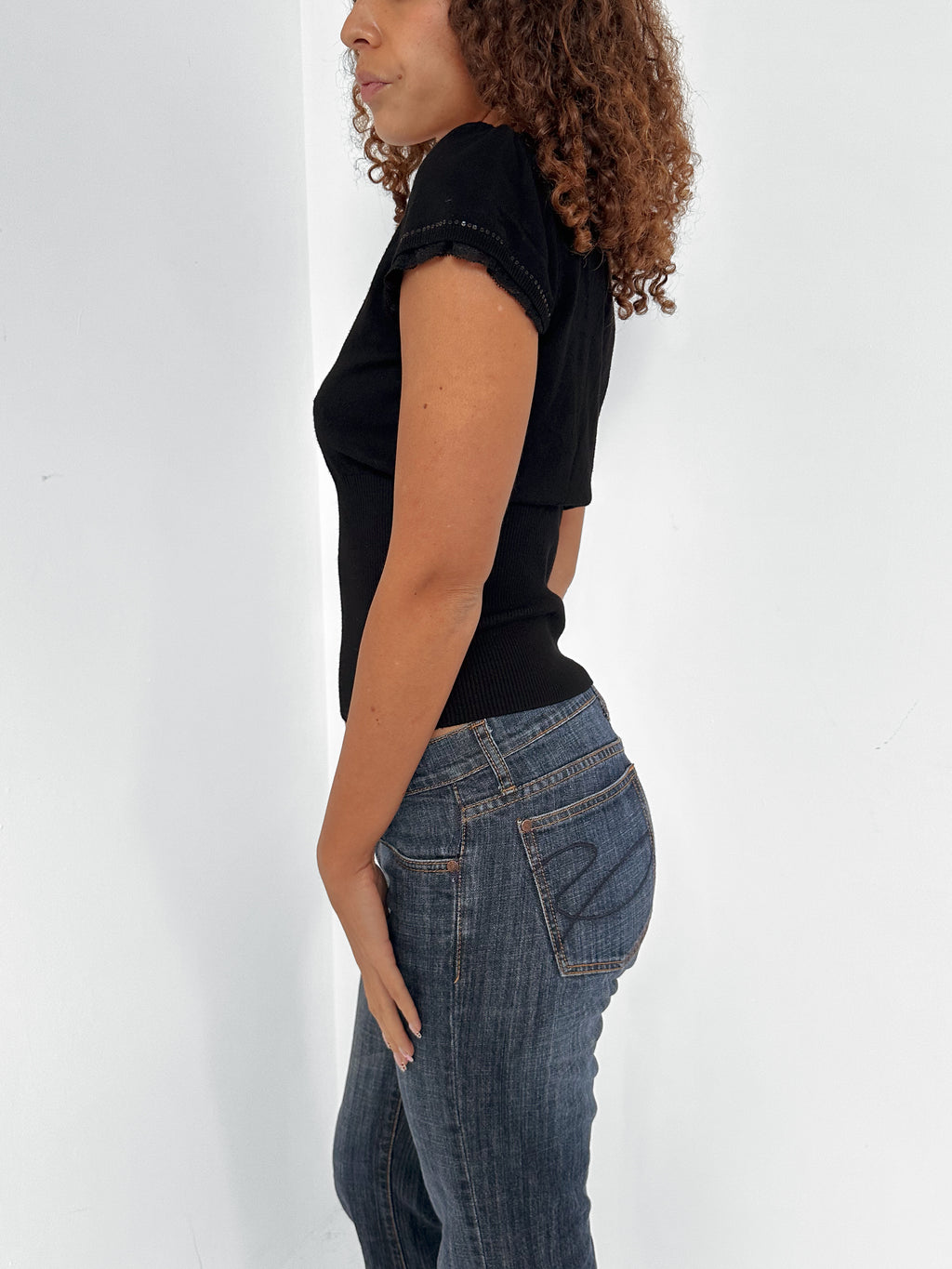 knit tee — size xs/s