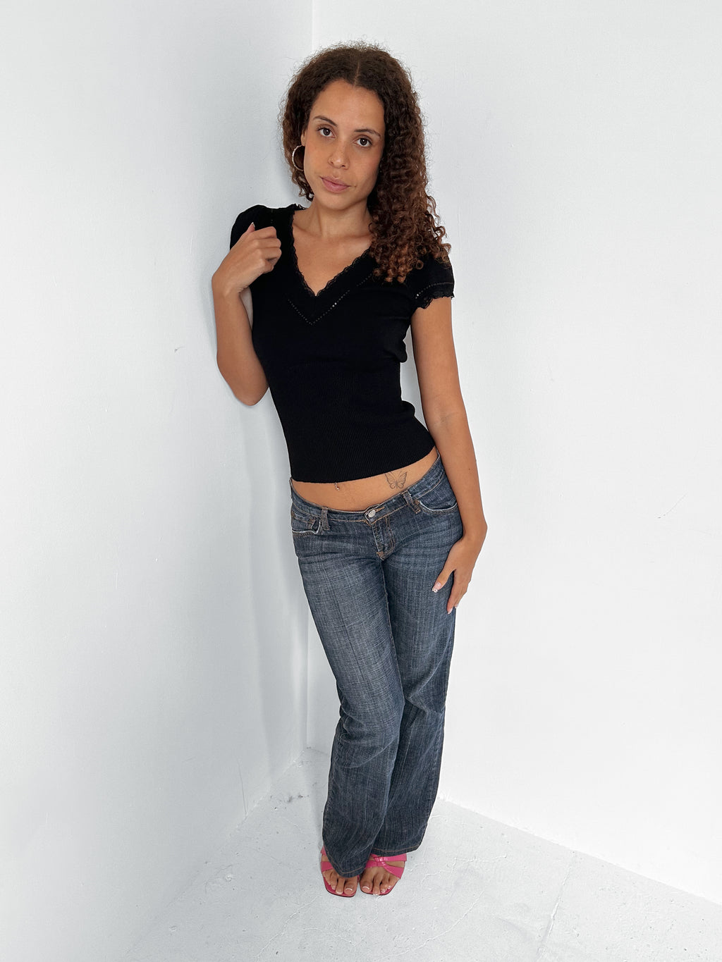 knit tee — size xs/s