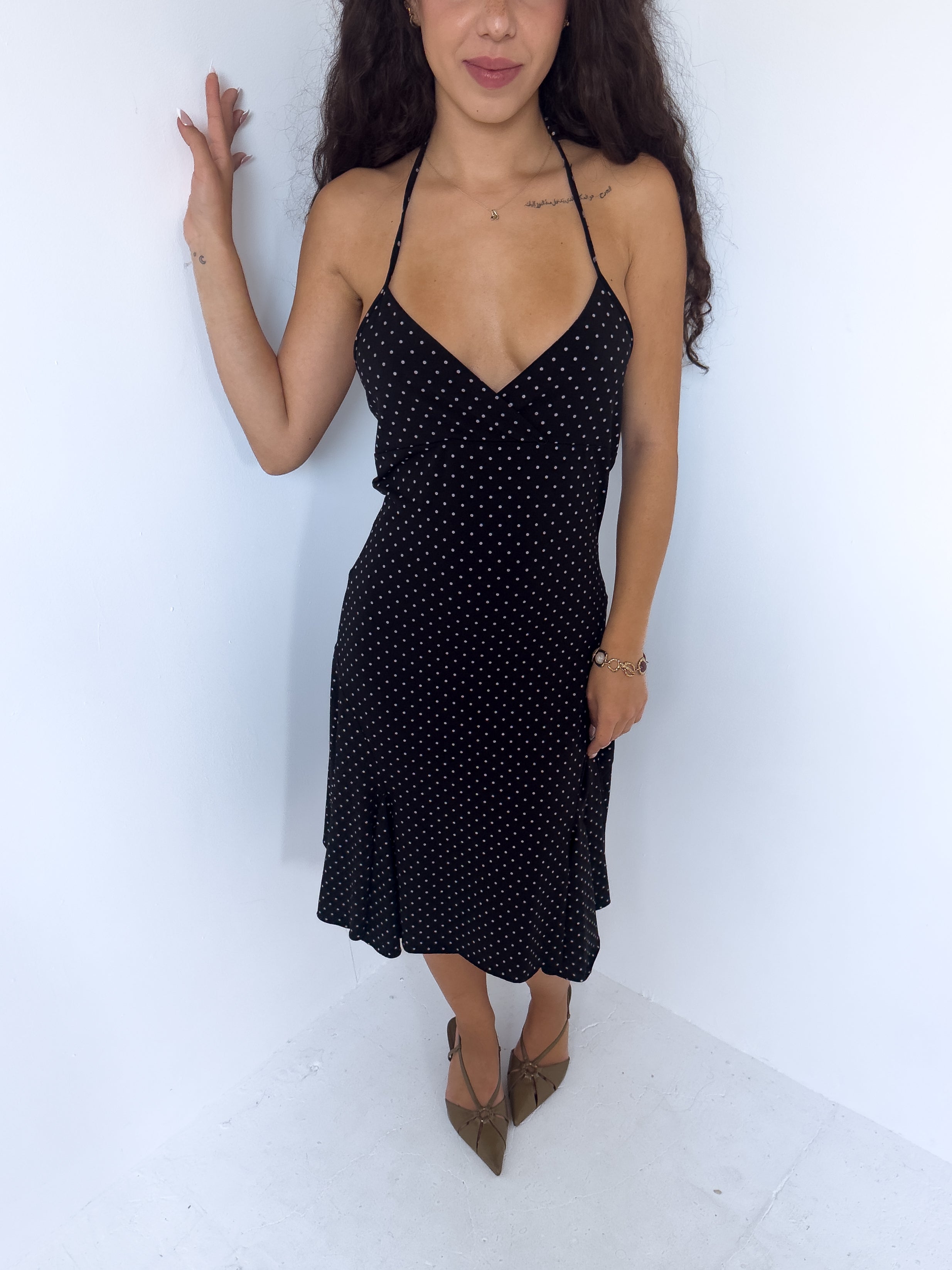 polka dot dress — size s/m