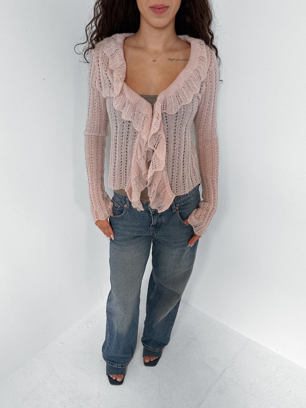 mohair knit — size s