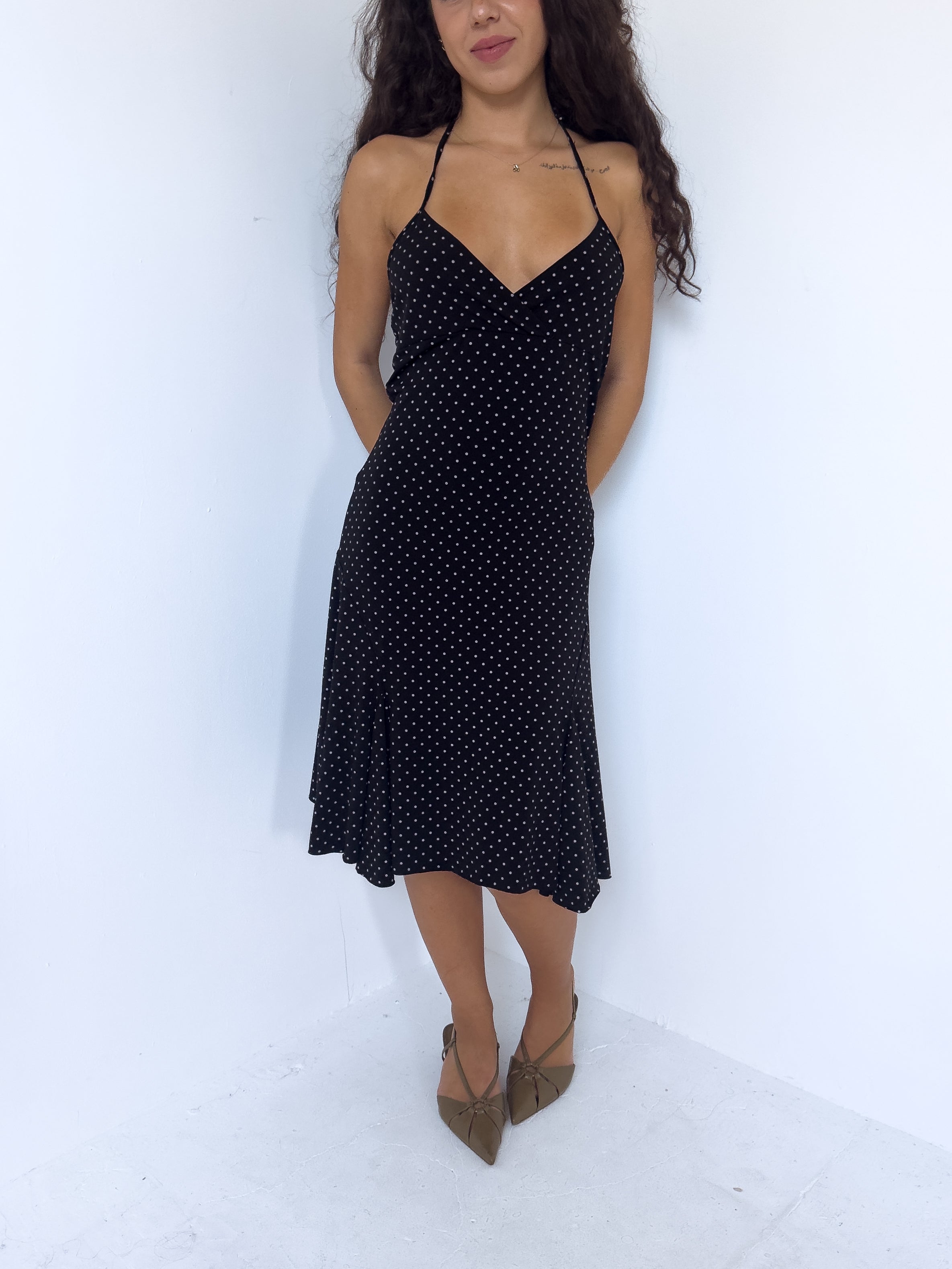 polka dot dress — size s/m