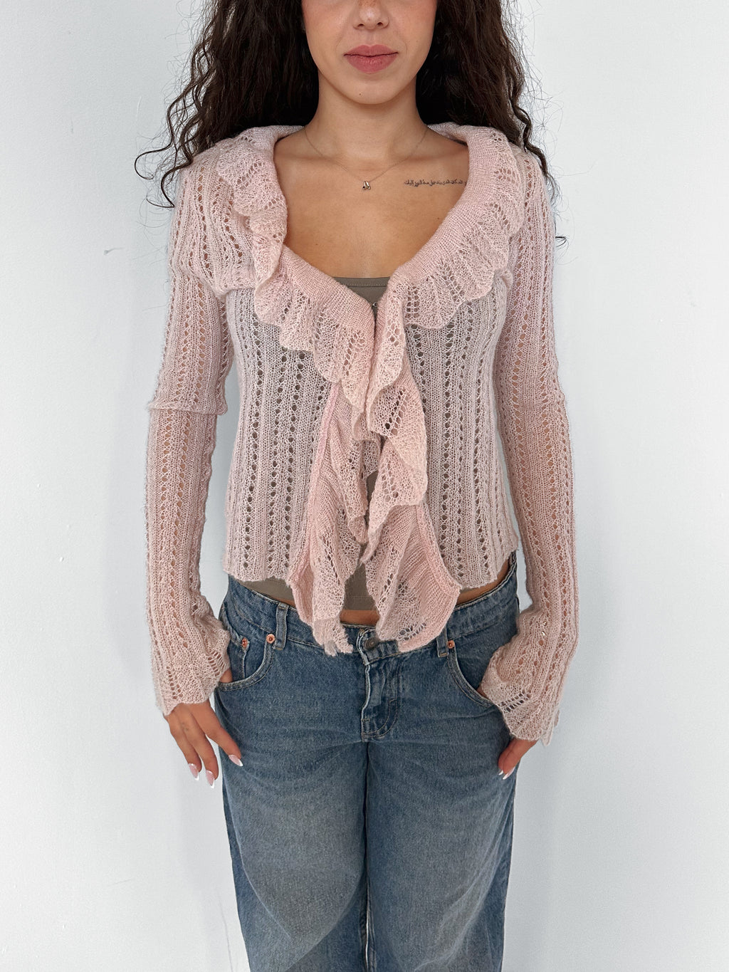 mohair knit — size s