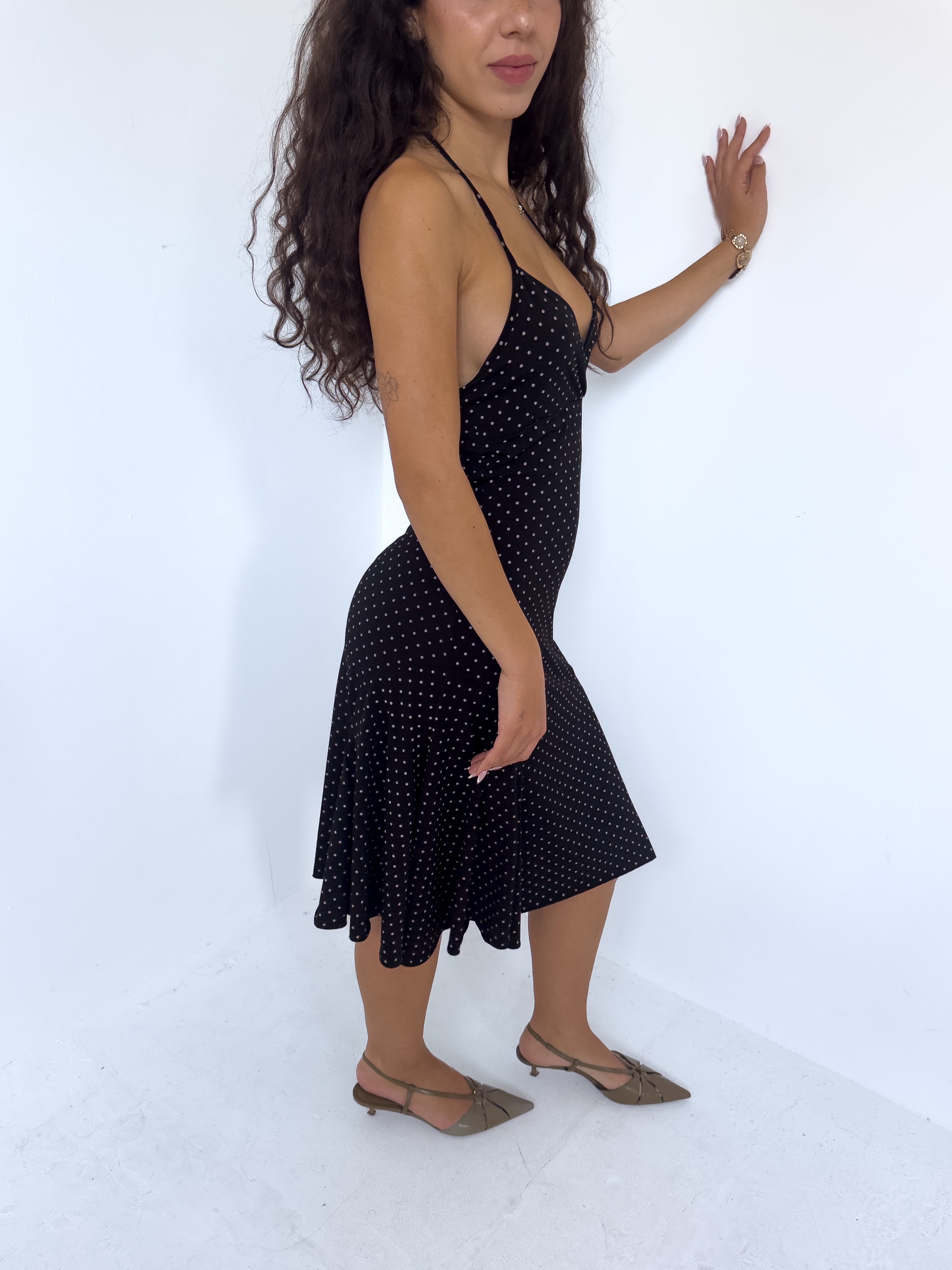 polka dot dress — size s/m