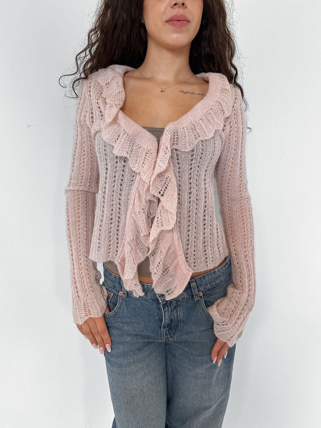 mohair knit — size s