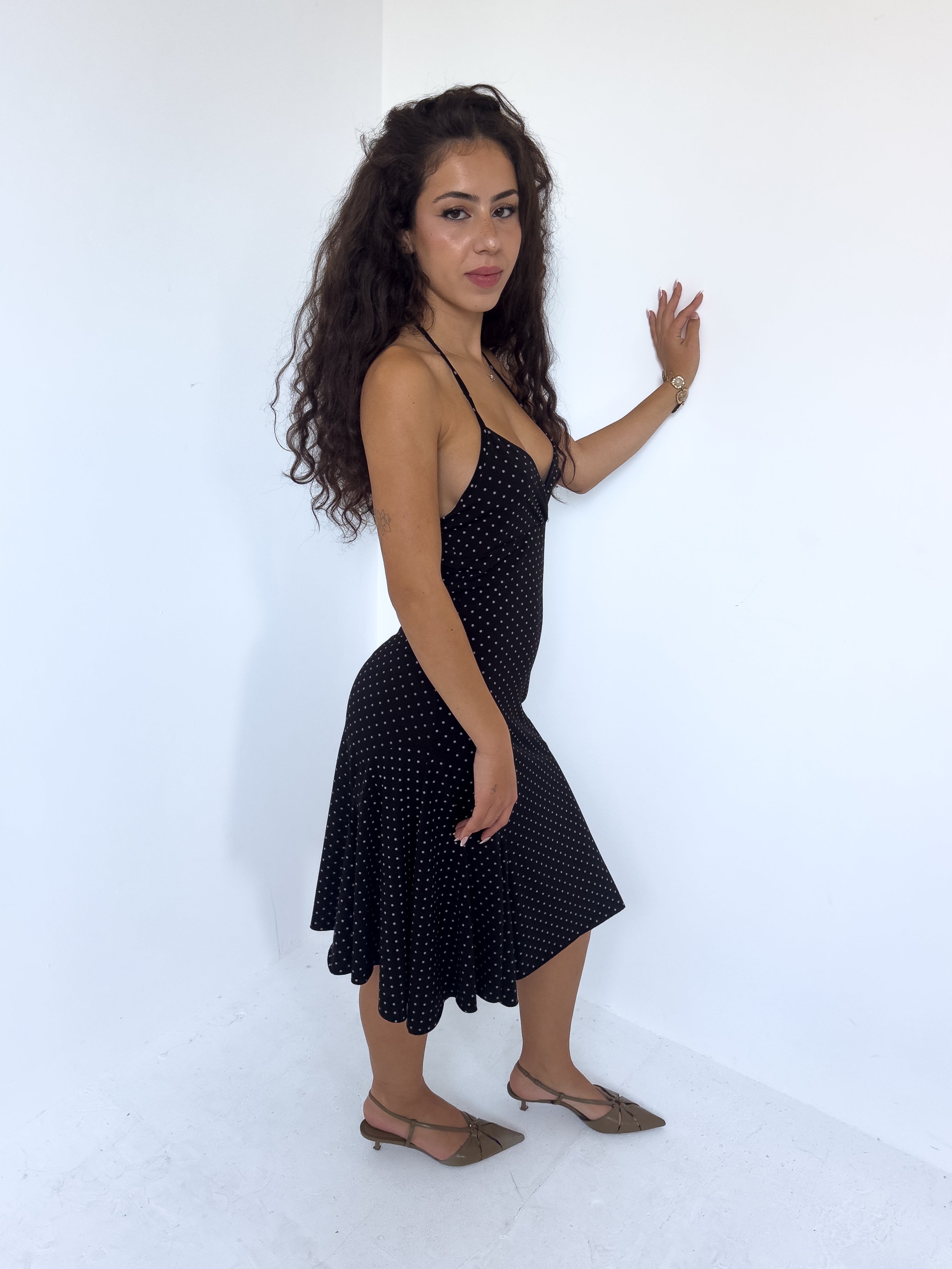 polka dot dress — size s/m