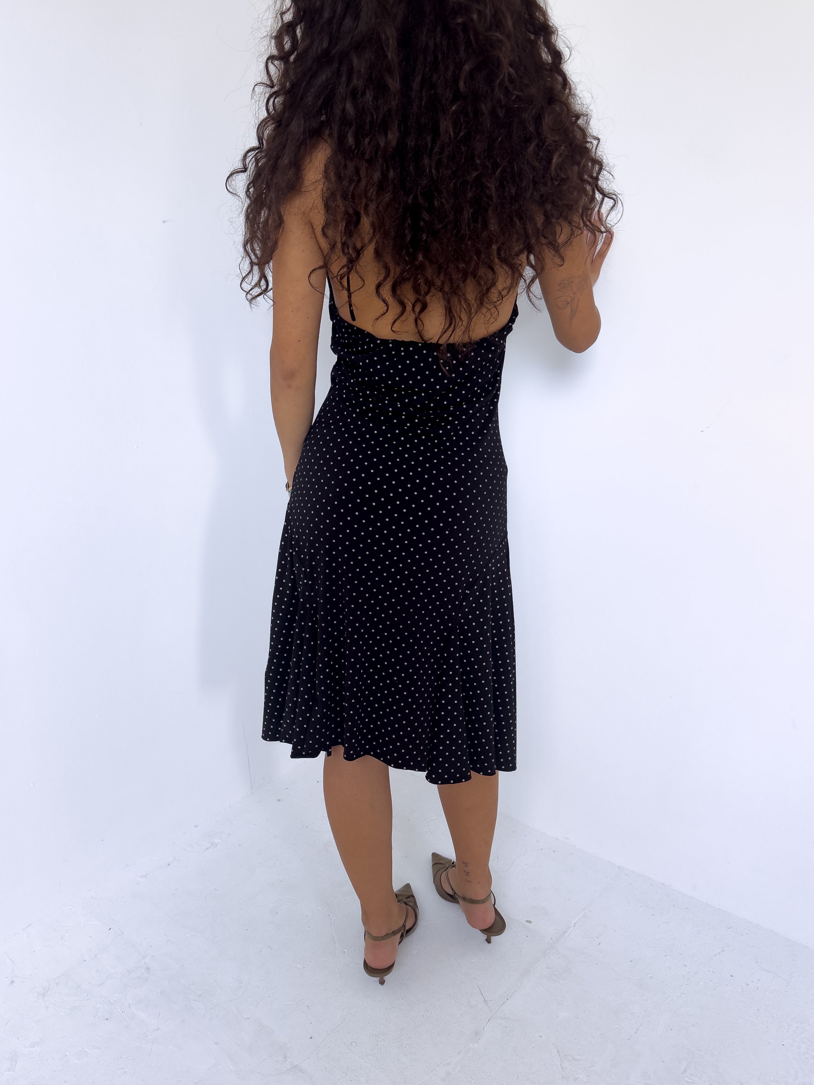 polka dot dress — size s/m