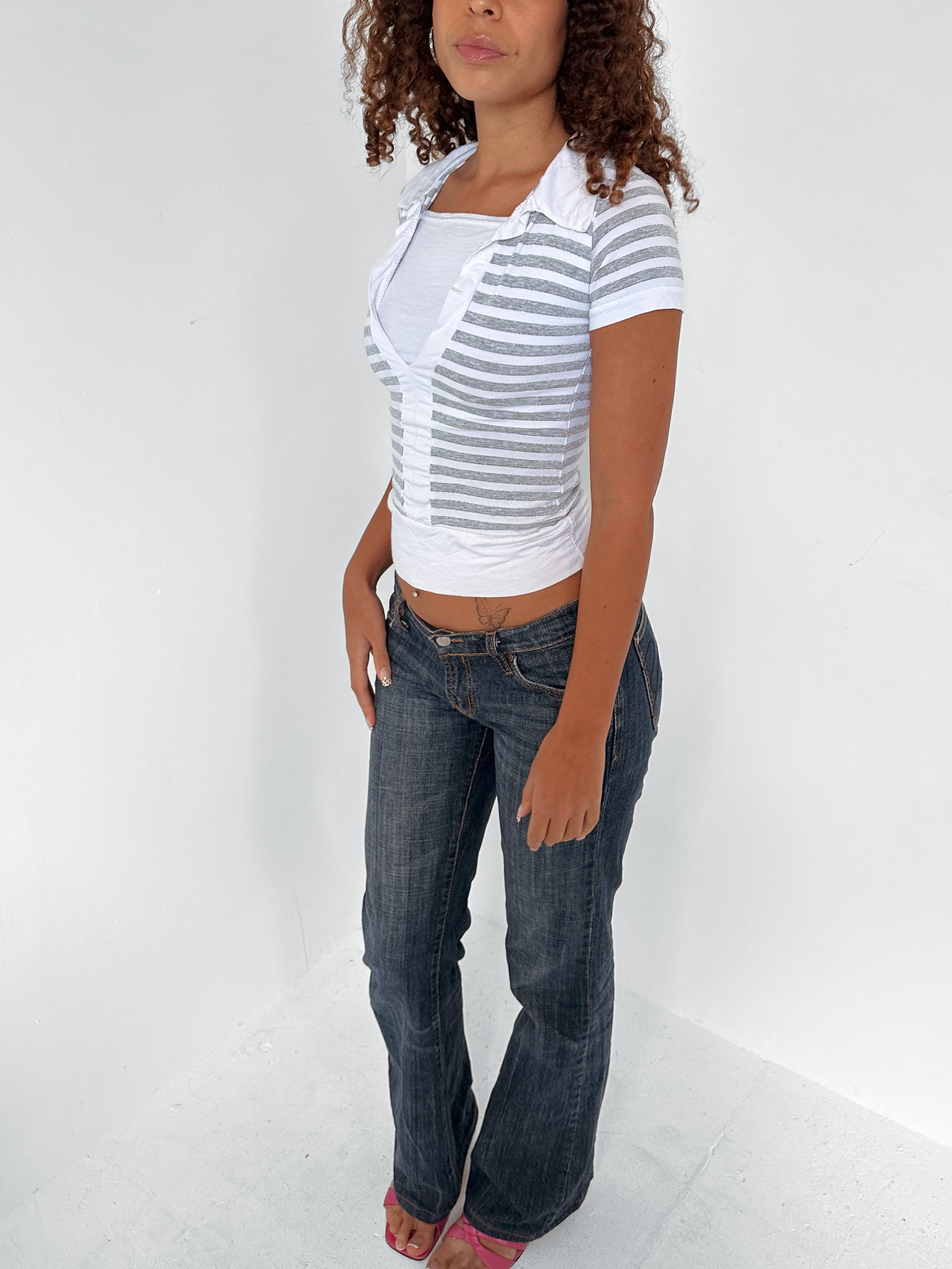 stripe top — size s