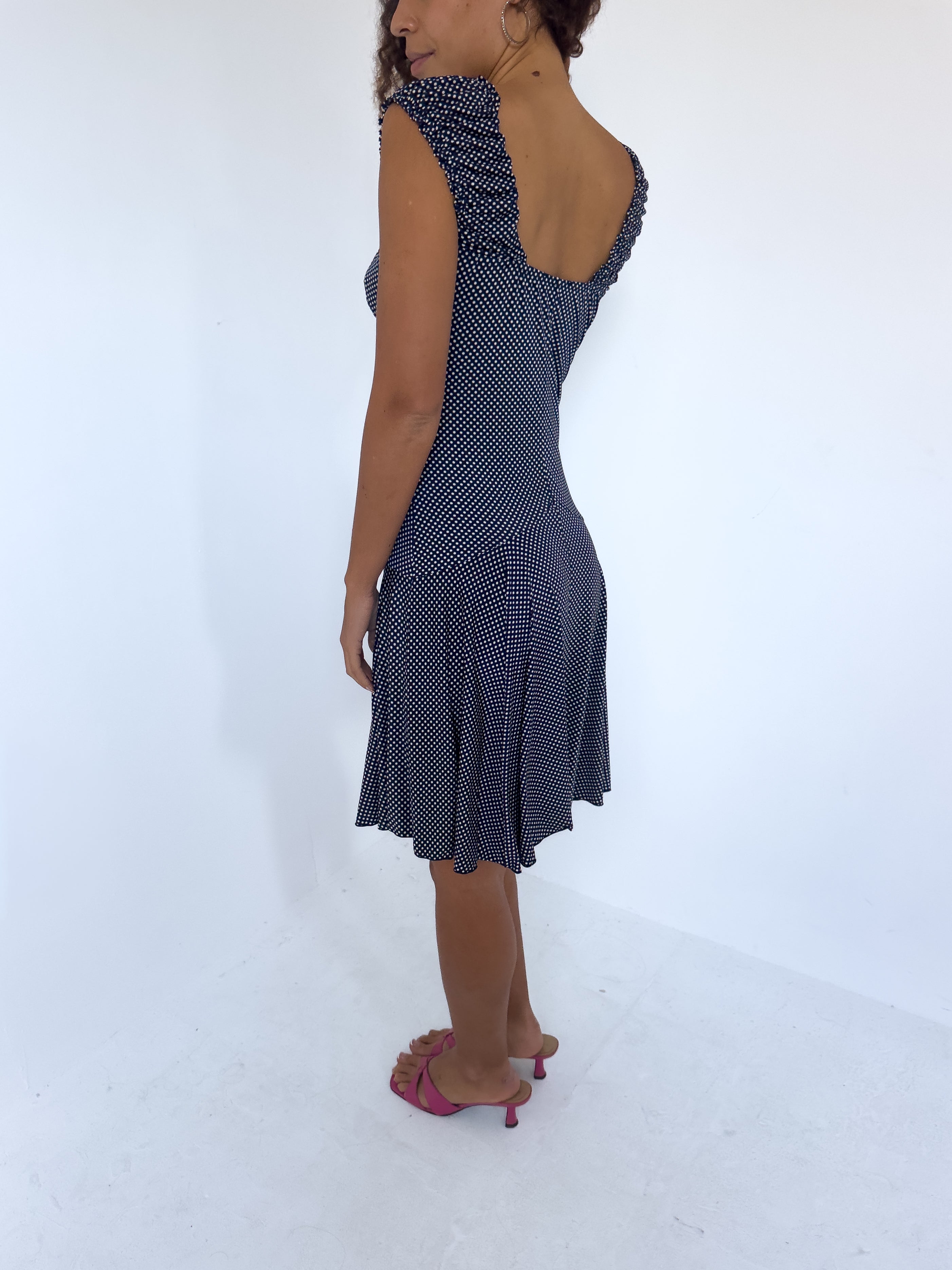 polka dot dress — size s/m