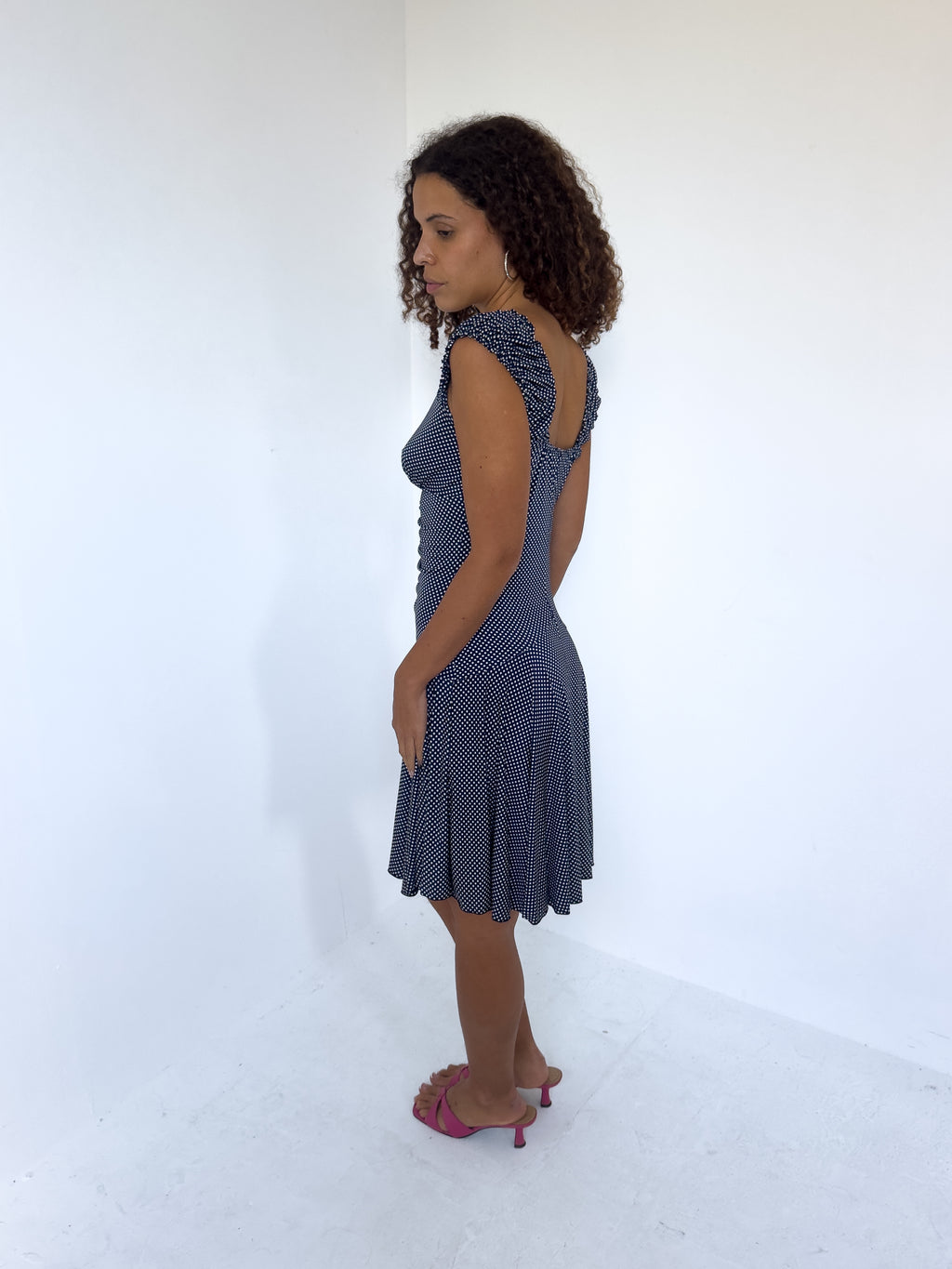 polka dot dress — size s/m