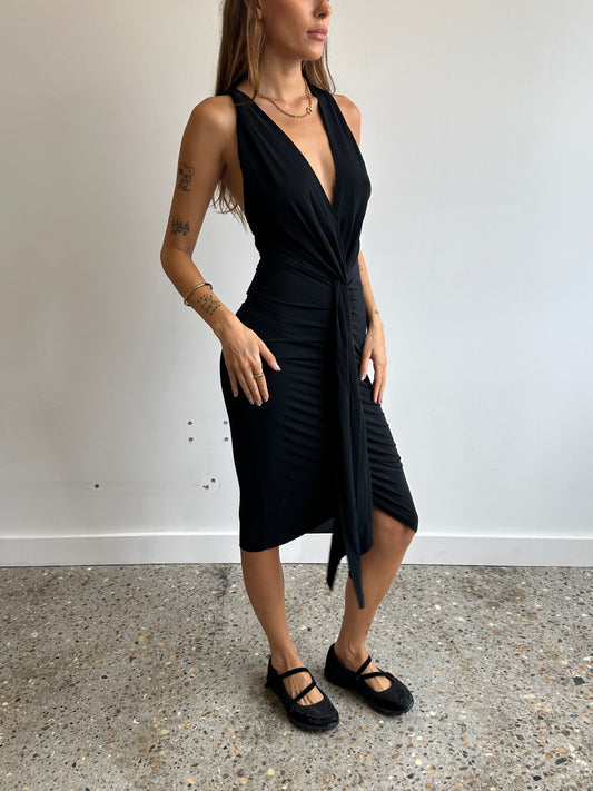 Slinky Halter Dress - Size XS/S
