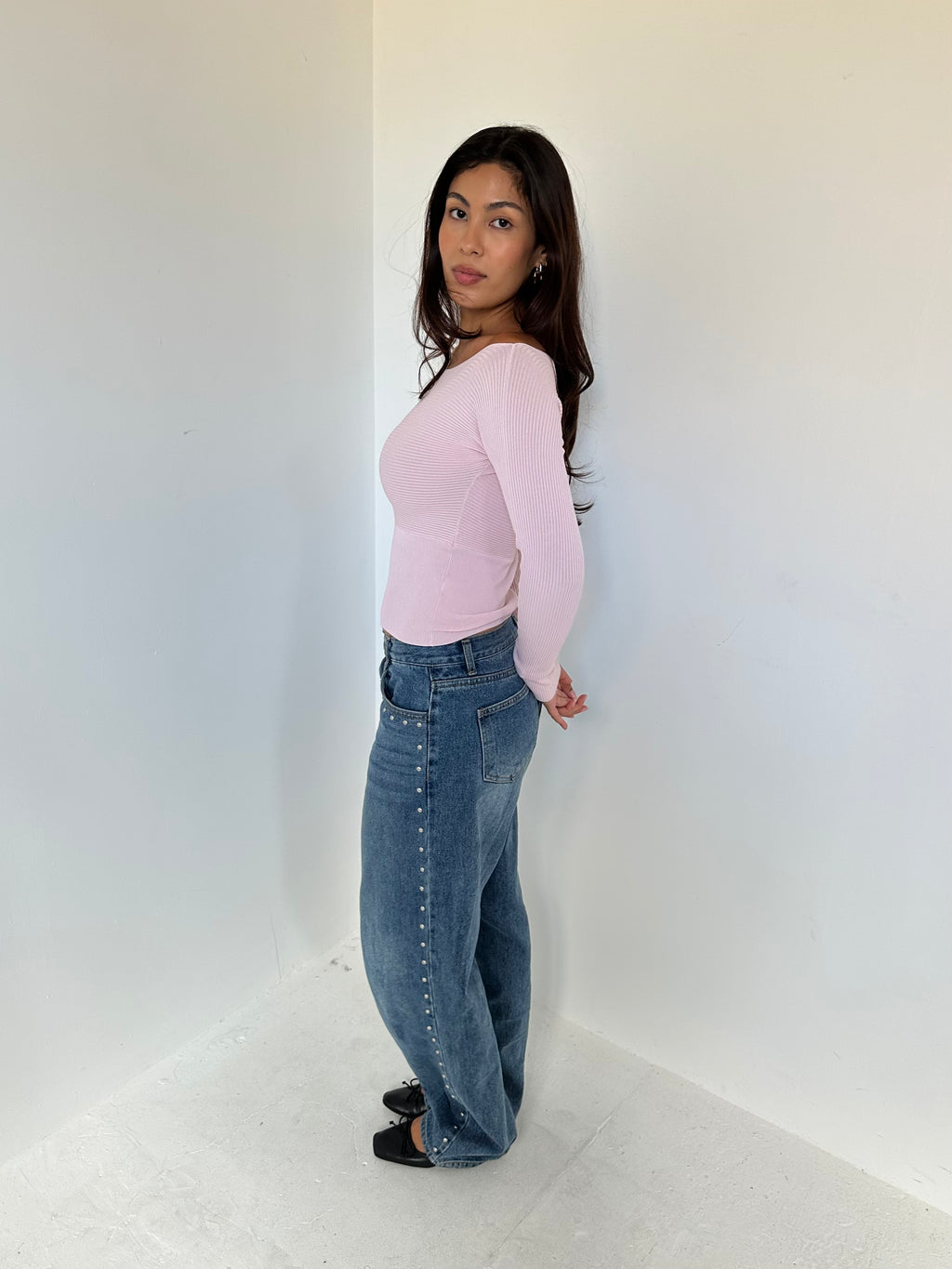 long sleeve top — size xs/s