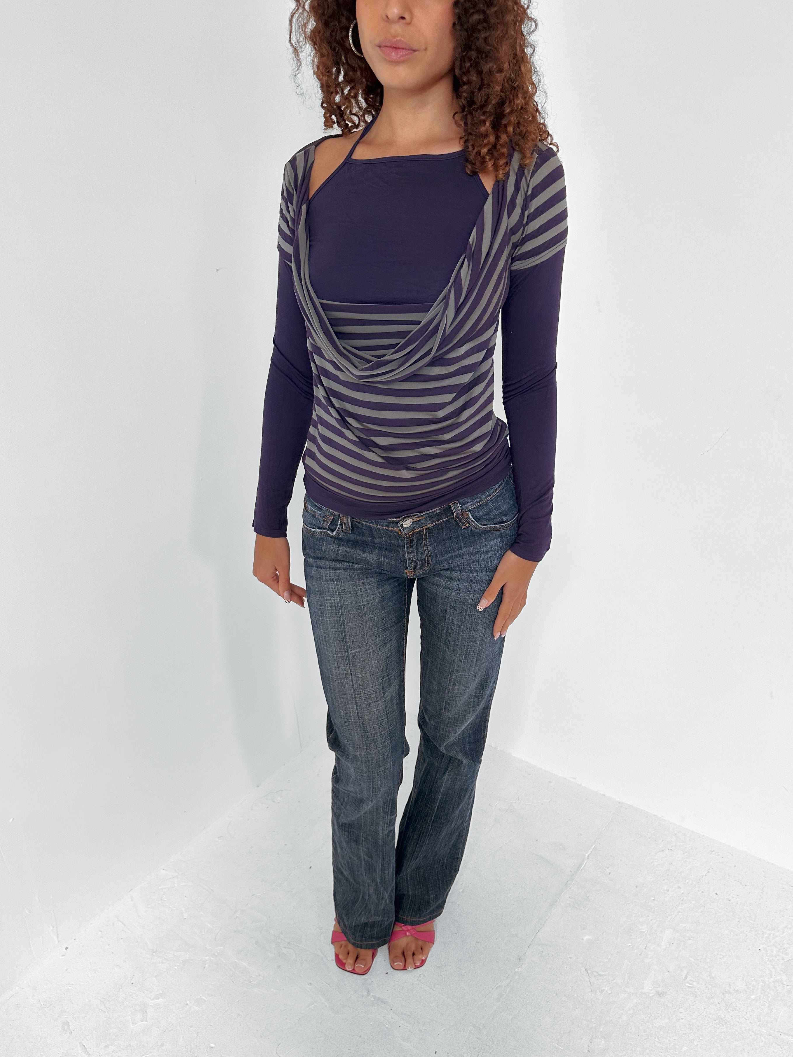 stripe top — size s/m