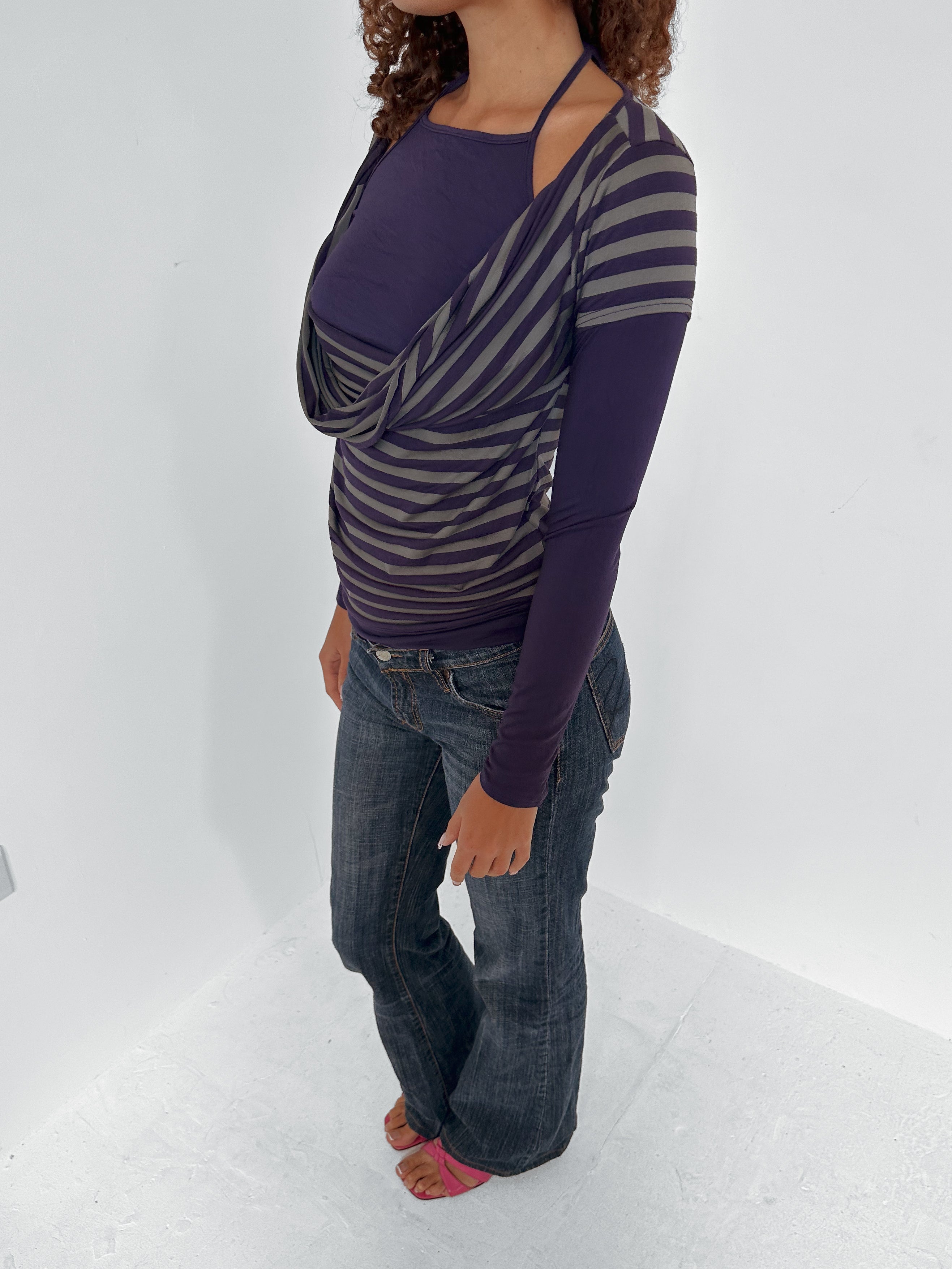 stripe top — size s/m