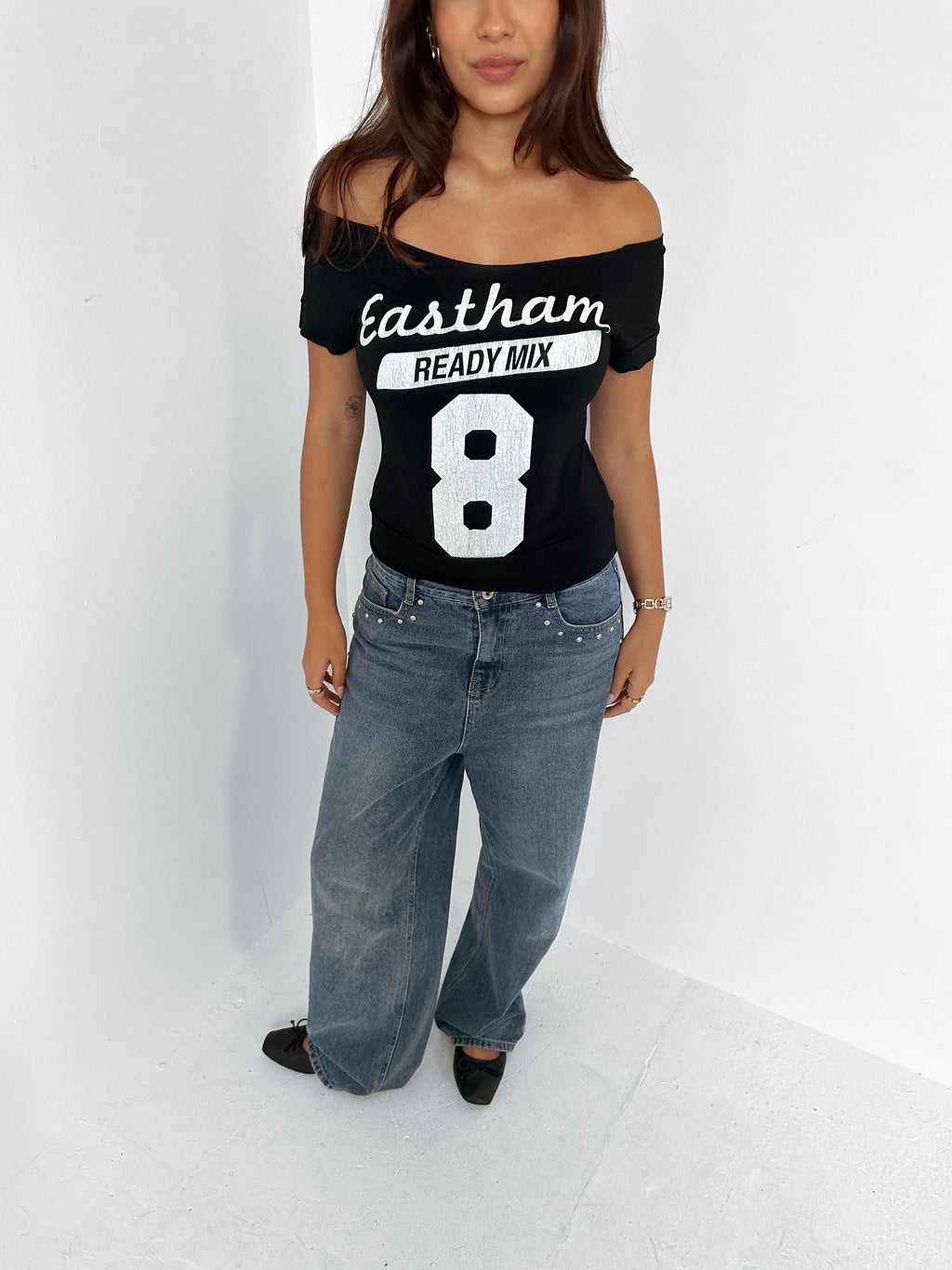 off shoulder top — size s