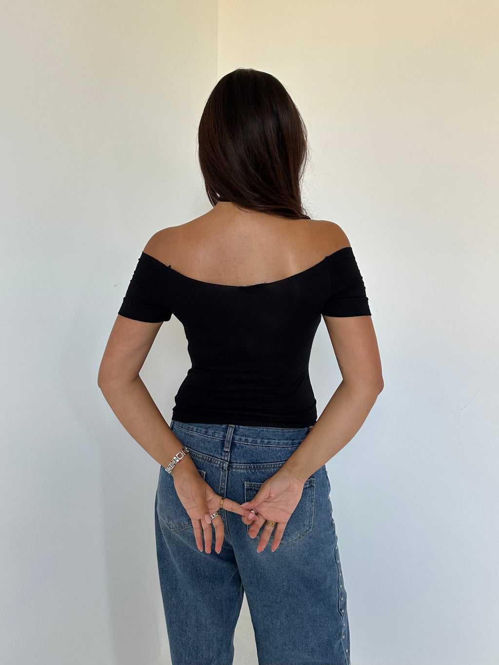 off shoulder top — size s