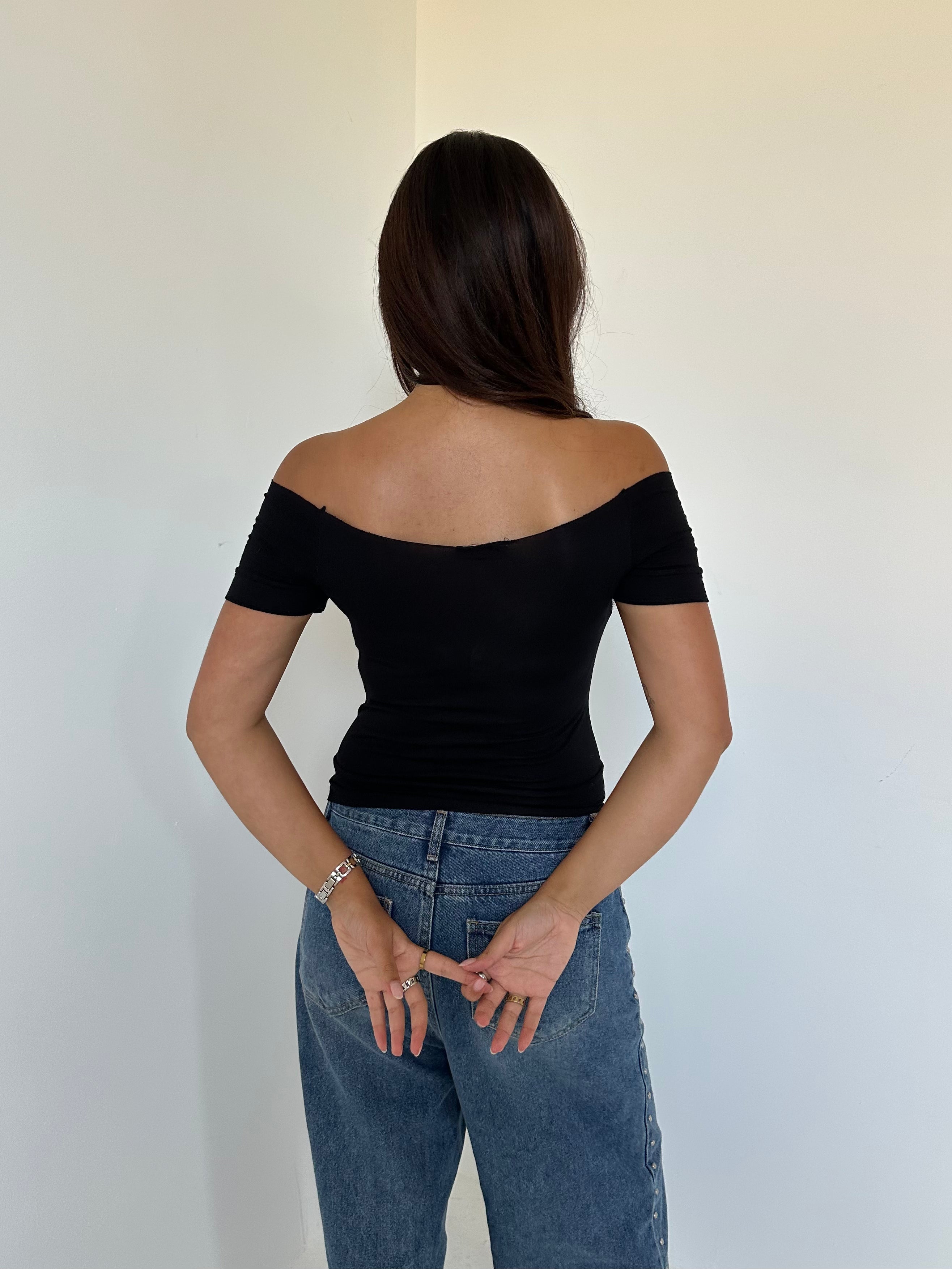 off shoulder top — size s