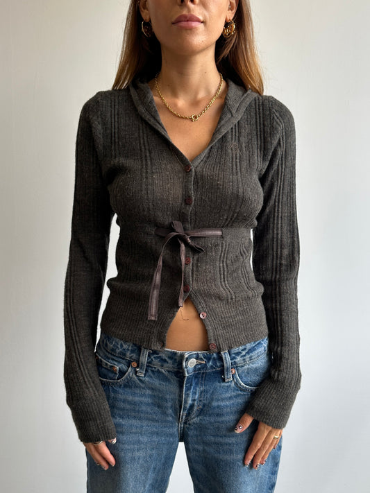 Lightweight Knit Hoodie - Size XS/S