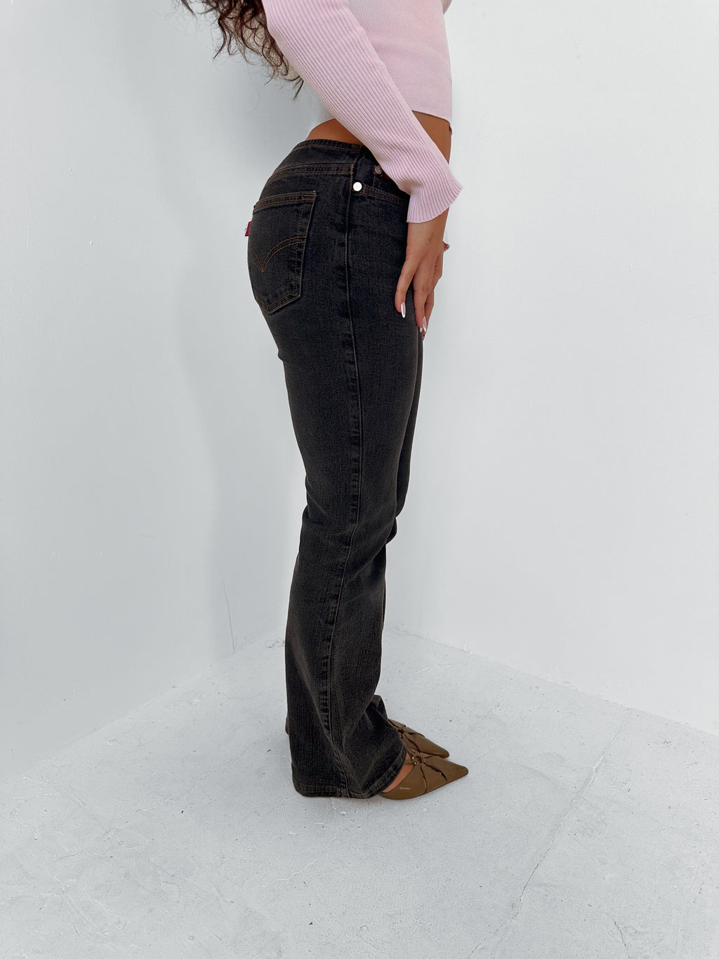 bootcut jeans — size xs