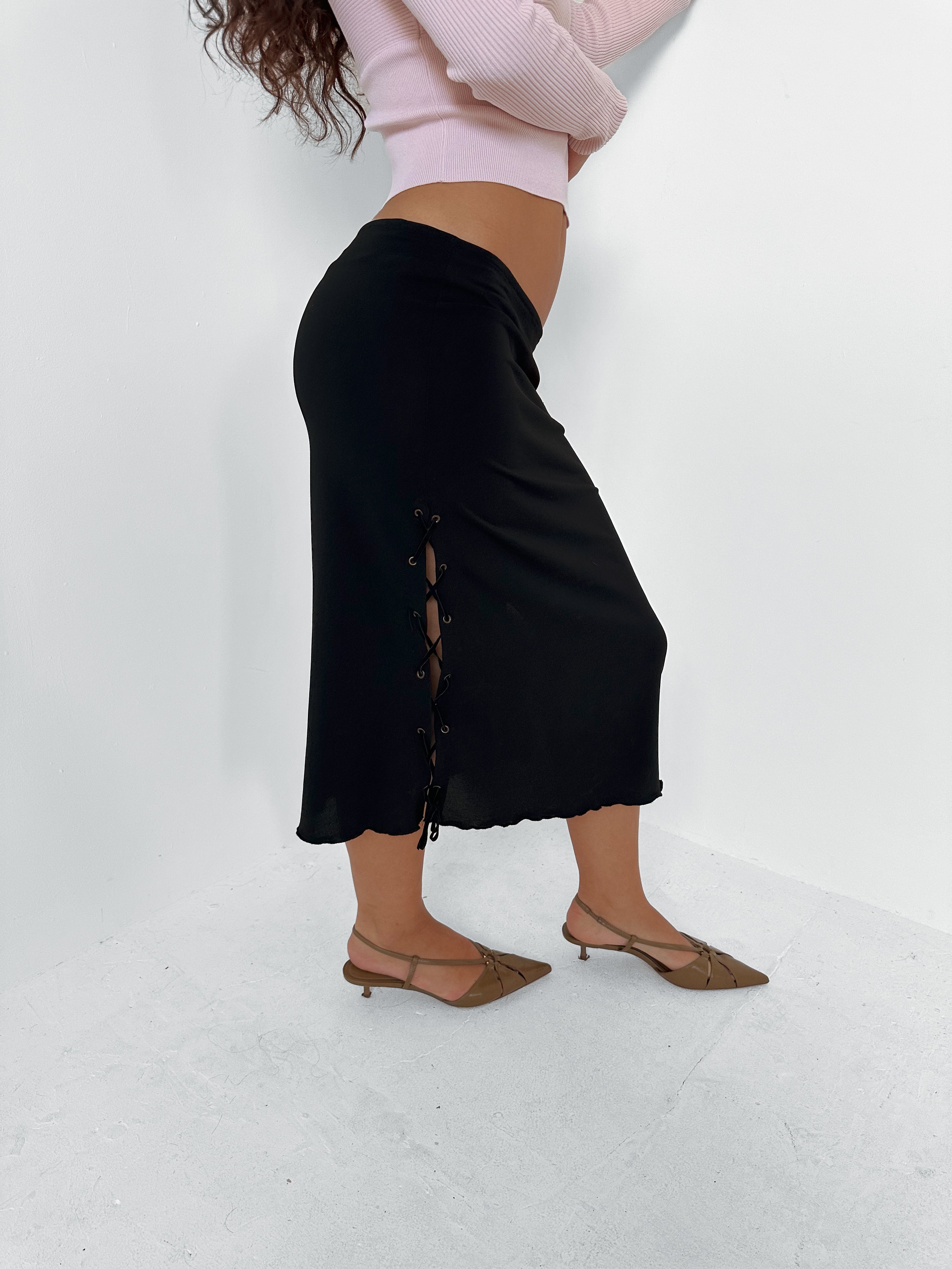 lace up skirt — size xs/s