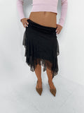 asymmetric skirt — size xs/s