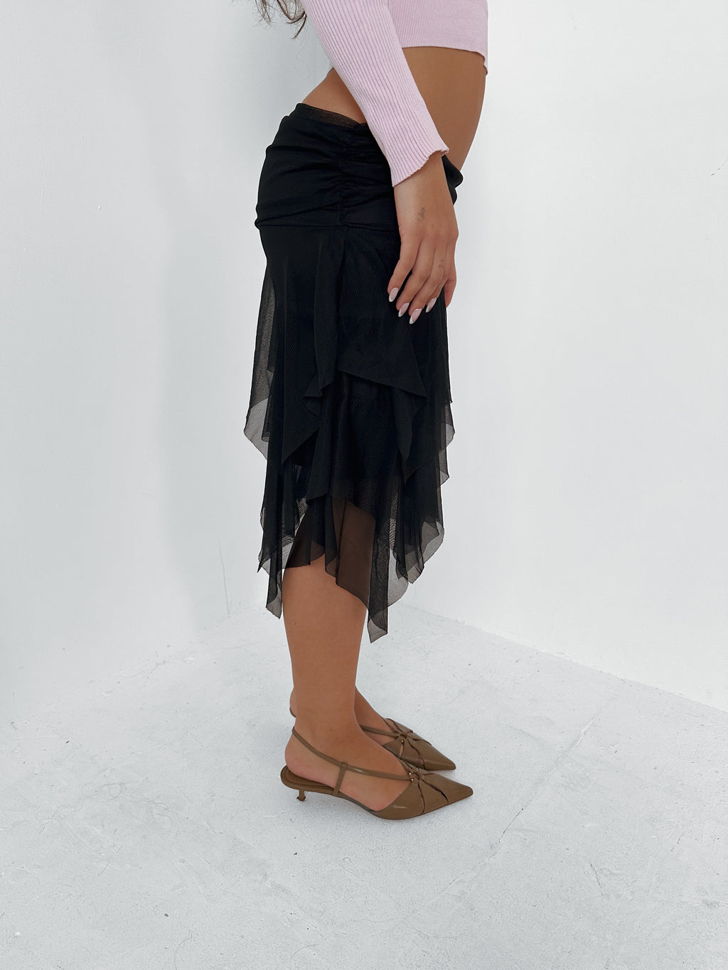 asymmetric skirt — size xs/s