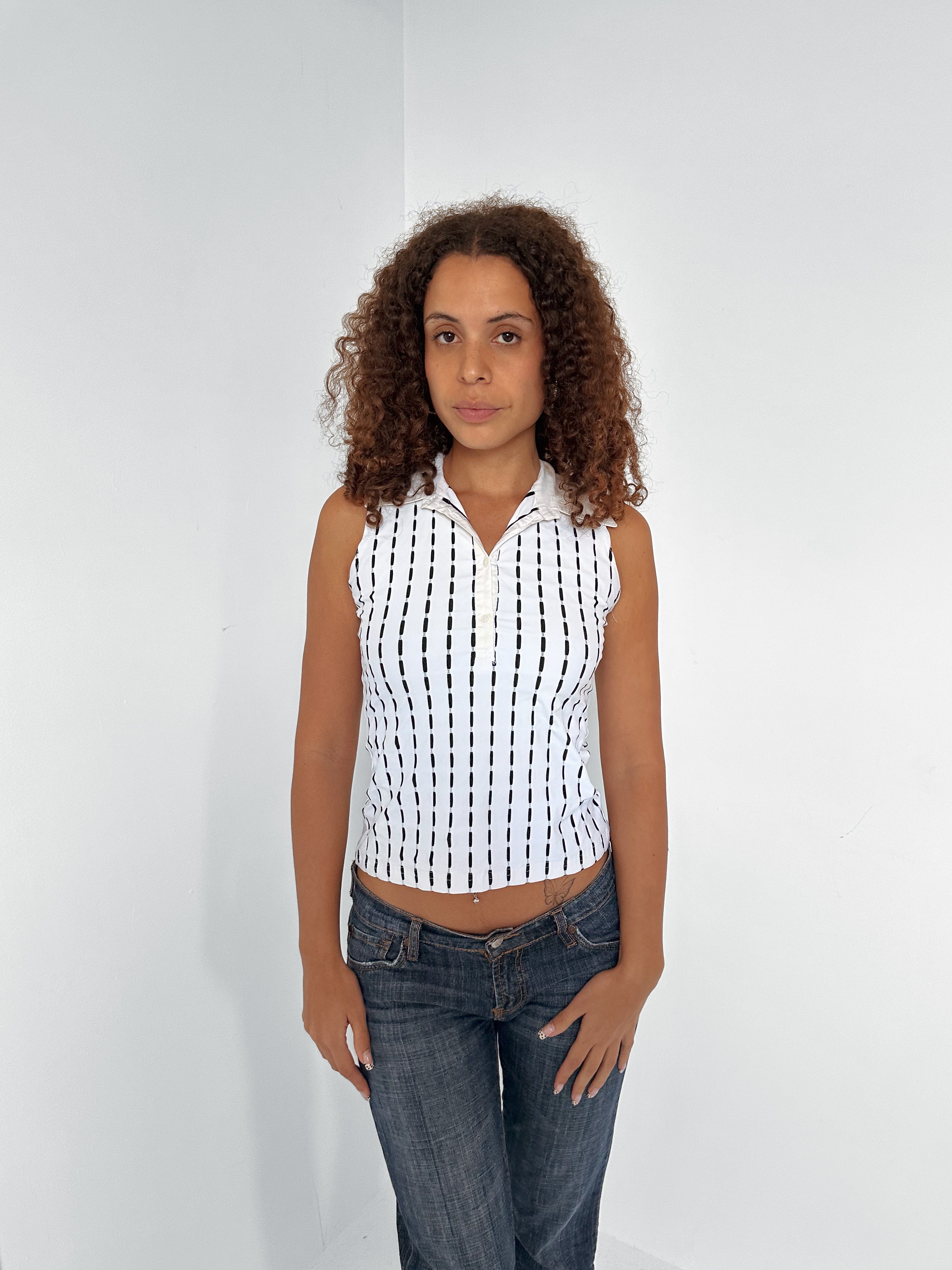 stripe top — size xs/s