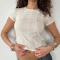 MORGAN MESH BABY TEE ◦ SIZE S