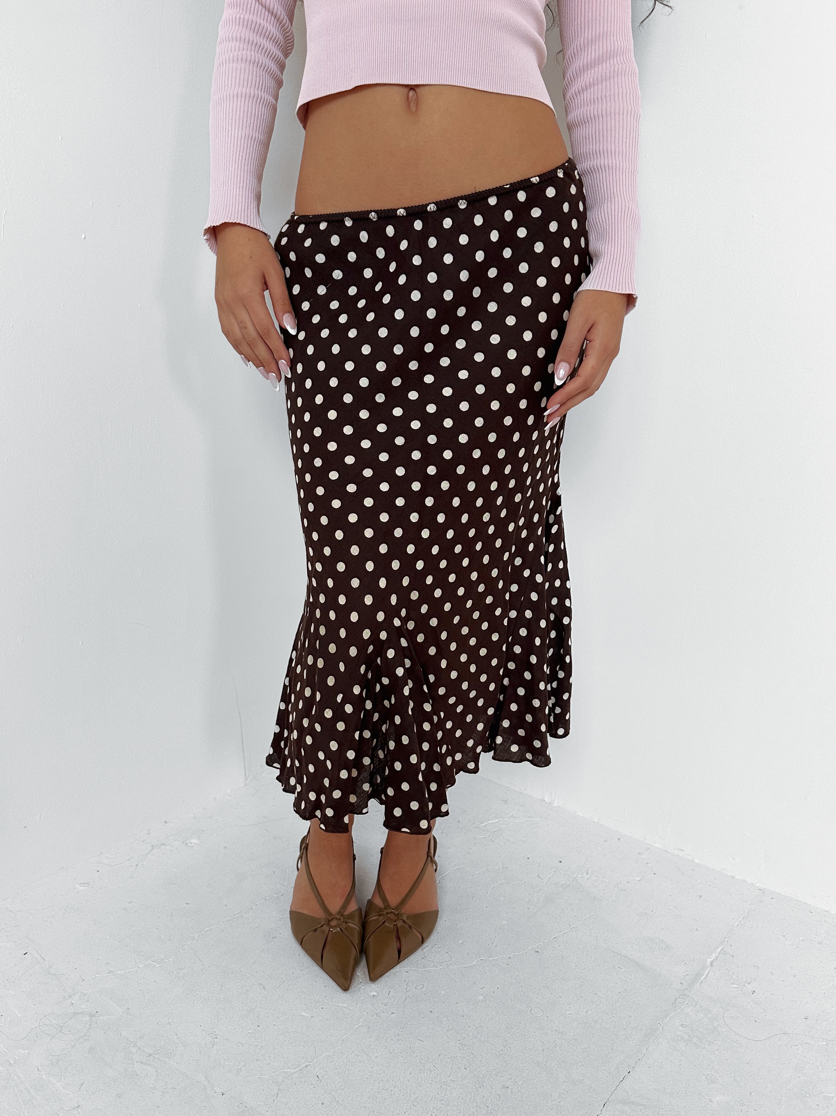 polka dot skirt — size s