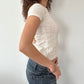 MORGAN MESH BABY TEE ◦ SIZE S